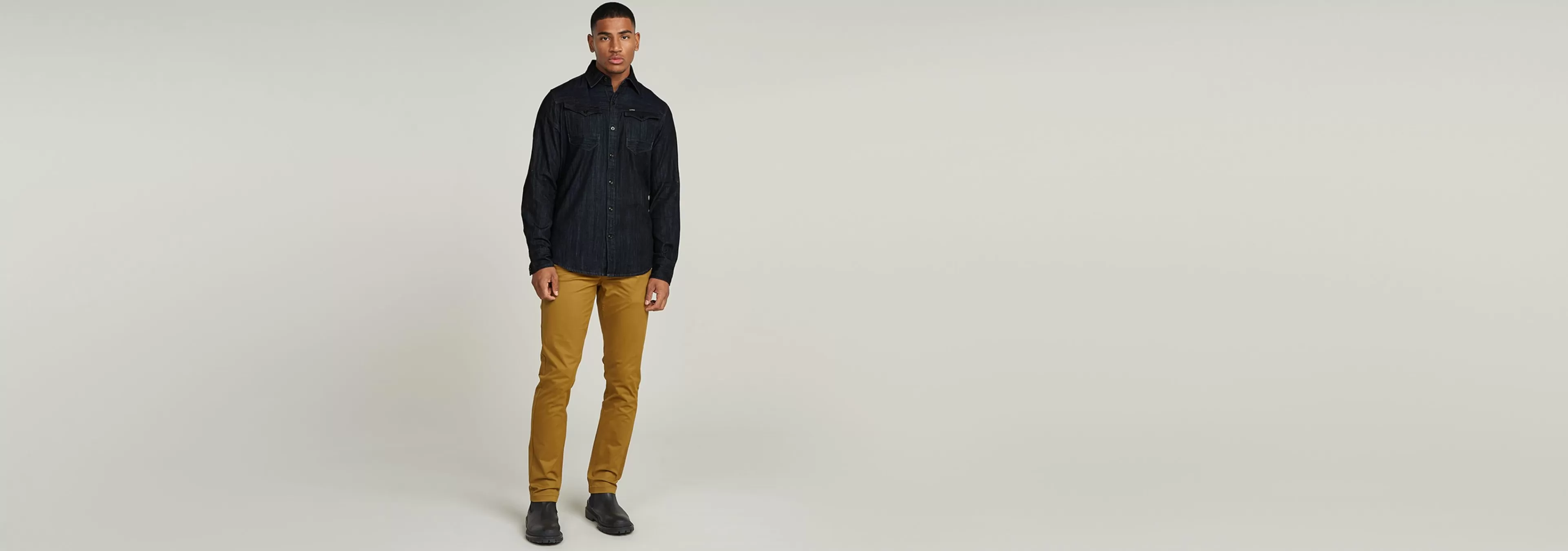 Hot G-Star Arc 3D Slim Shirt rinsed