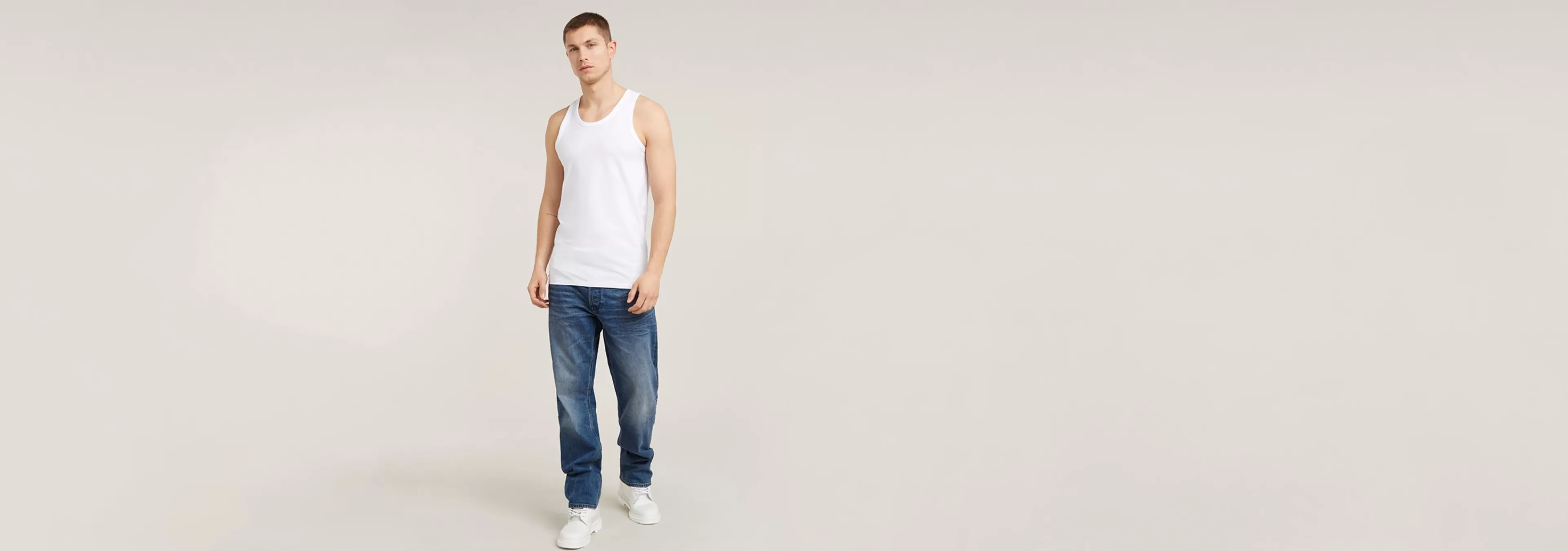Best Sale G-Star Base Tanktop Set Van 2 white