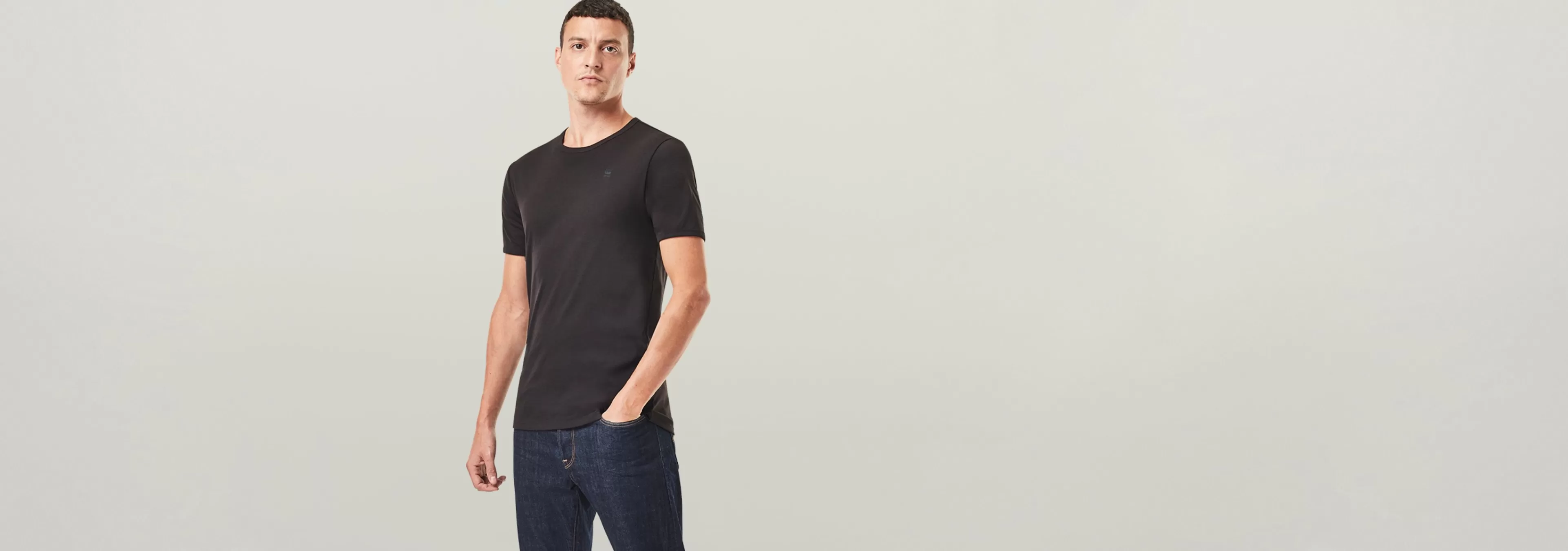 Online G-Star Base T-Shirt Set Van 2 black