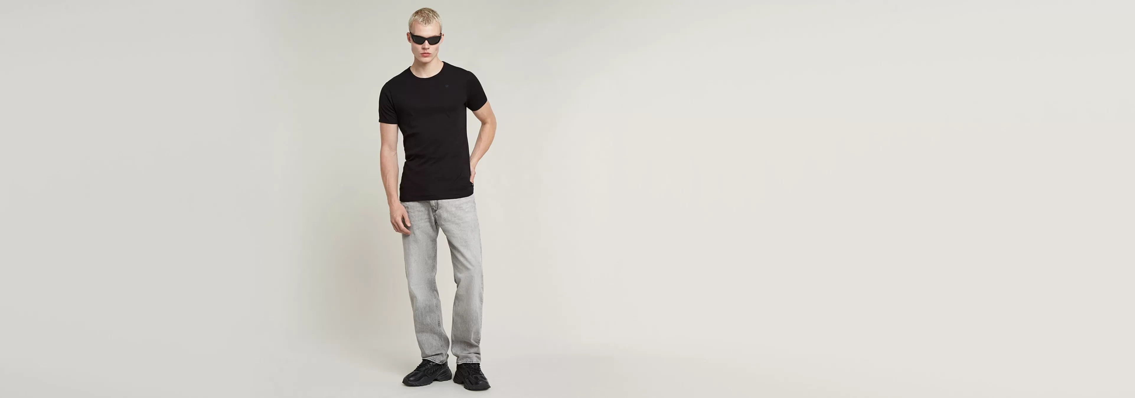 Online G-Star Base T-Shirt Set Van 2 black