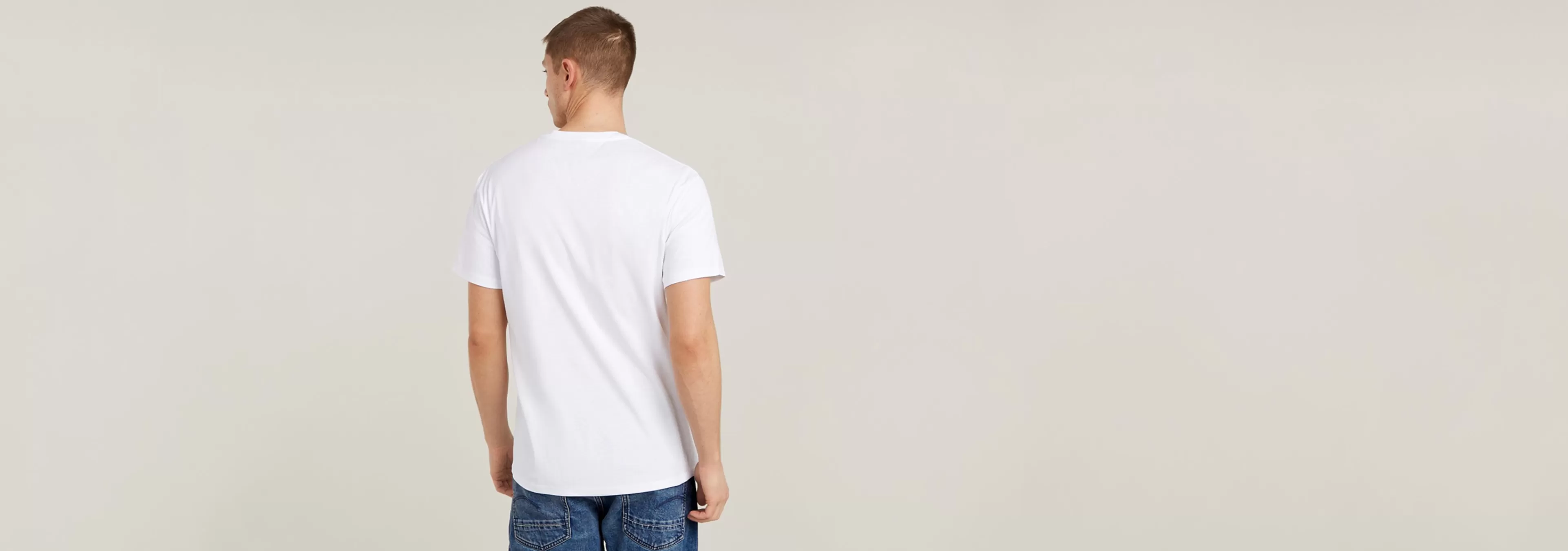 Shop G-Star Base V-Hals T-Shirt Set Van Twee white