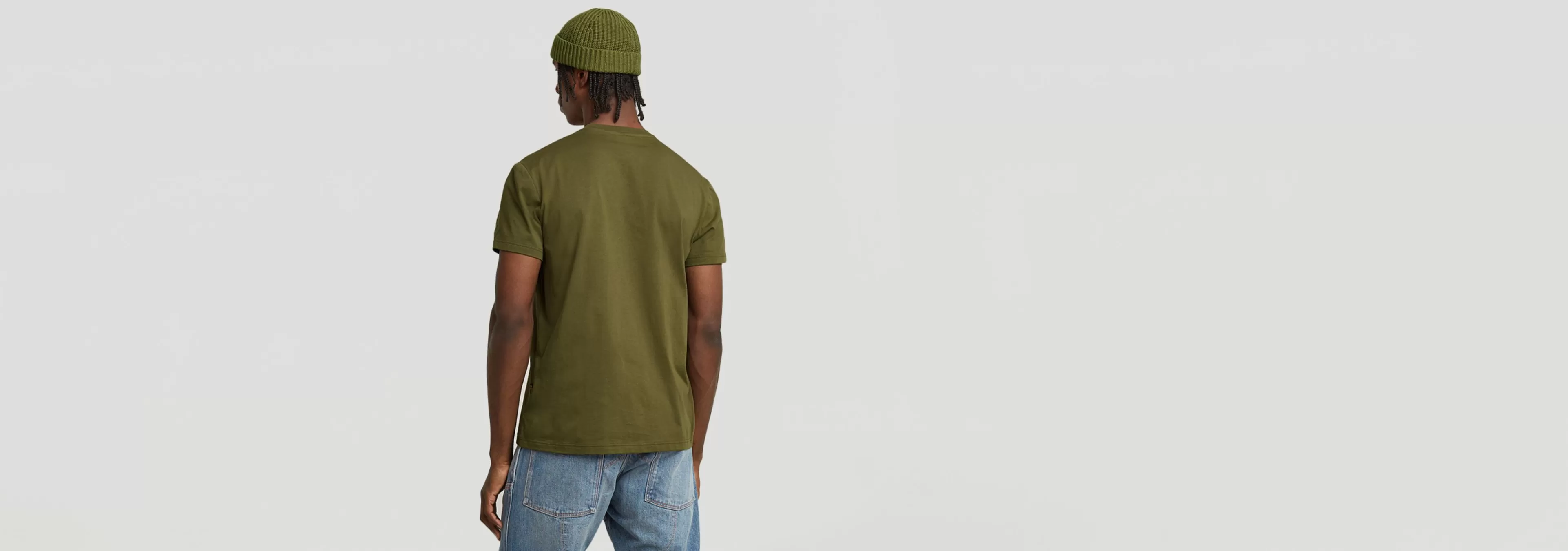 Outlet G-Star Base-S T-Shirt Dark Moss
