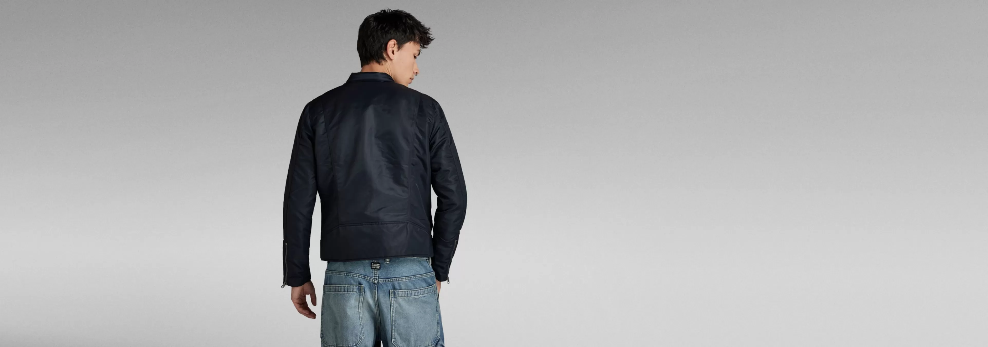 Fashion G-Star Biker Jack salute