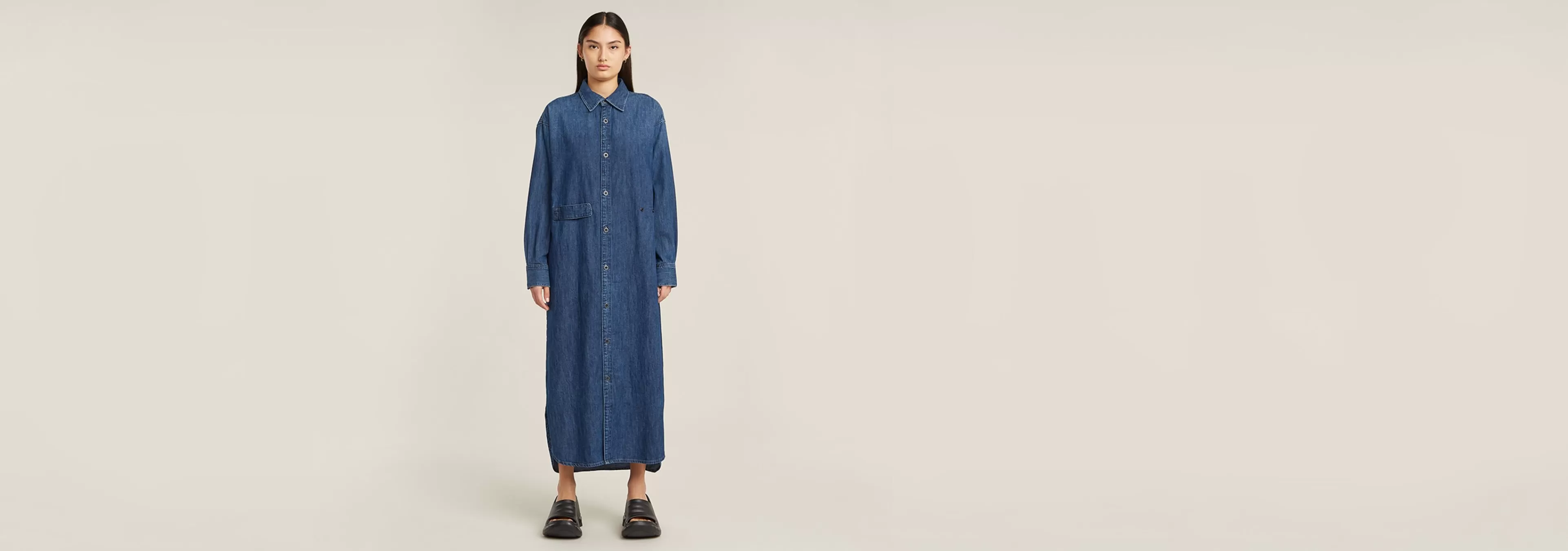 Cheap G-Star Blousejurk Long Tab worn in windward