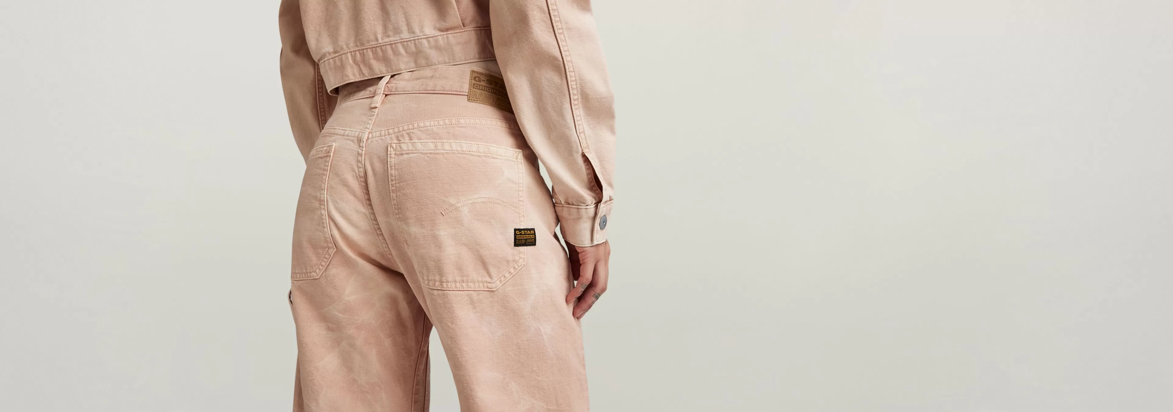 Fashion G-Star Bowey 3D Carpenter Loose Jeans sun faded rugby tan gd