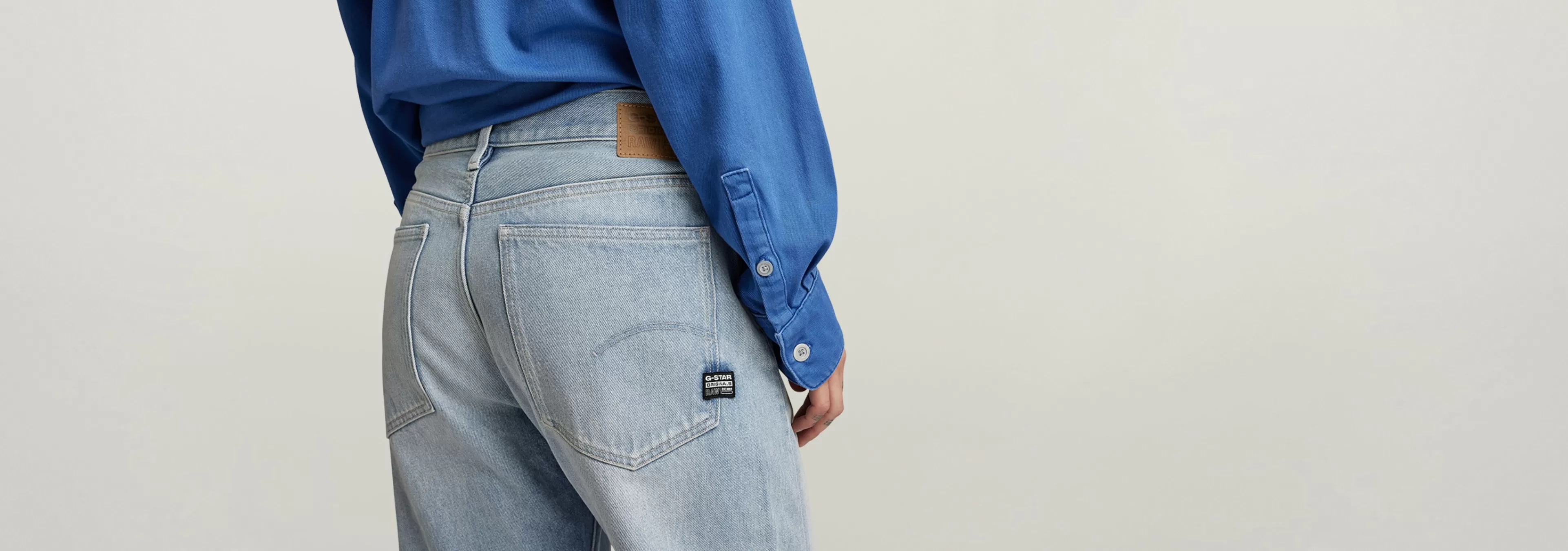 Best Sale G-Star Bowey Ankle Boyfriend 3D Jeans sun faded mirage blue