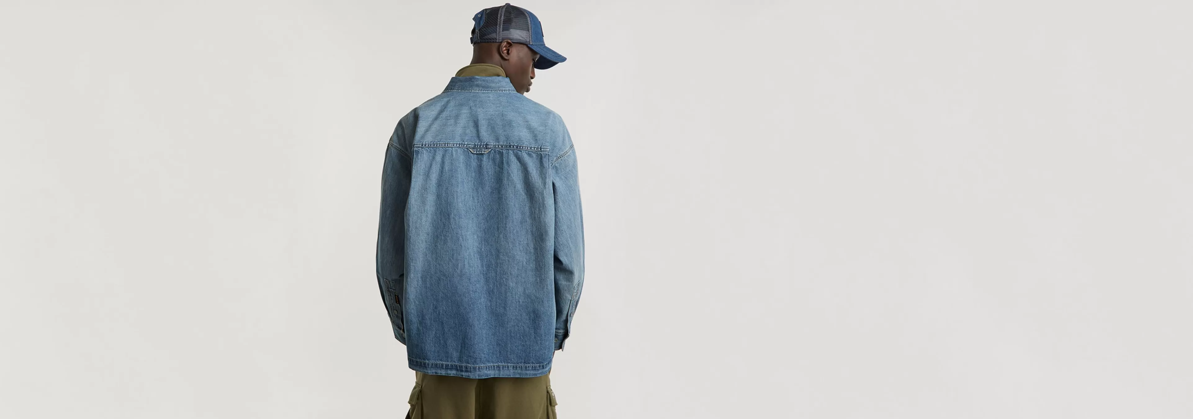 Outlet G-Star Boxy Flap Pocket Shirt antique faded thames