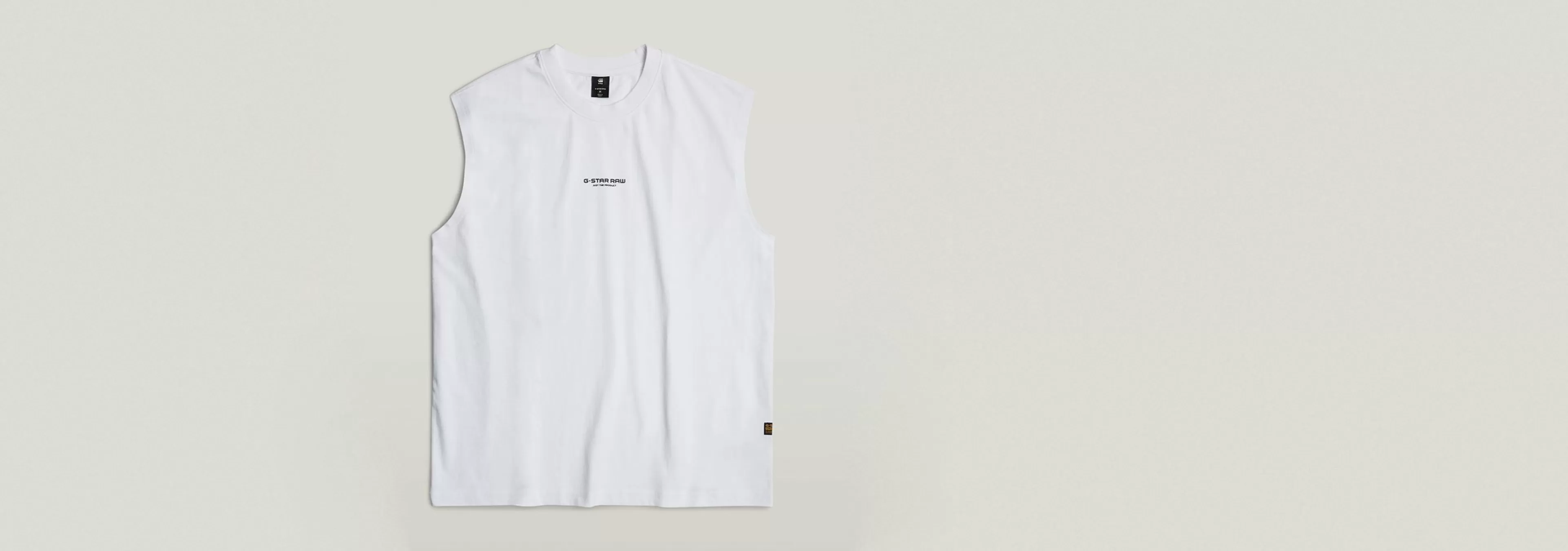 Shop G-Star Boxy Sleeveless T-Shirt white