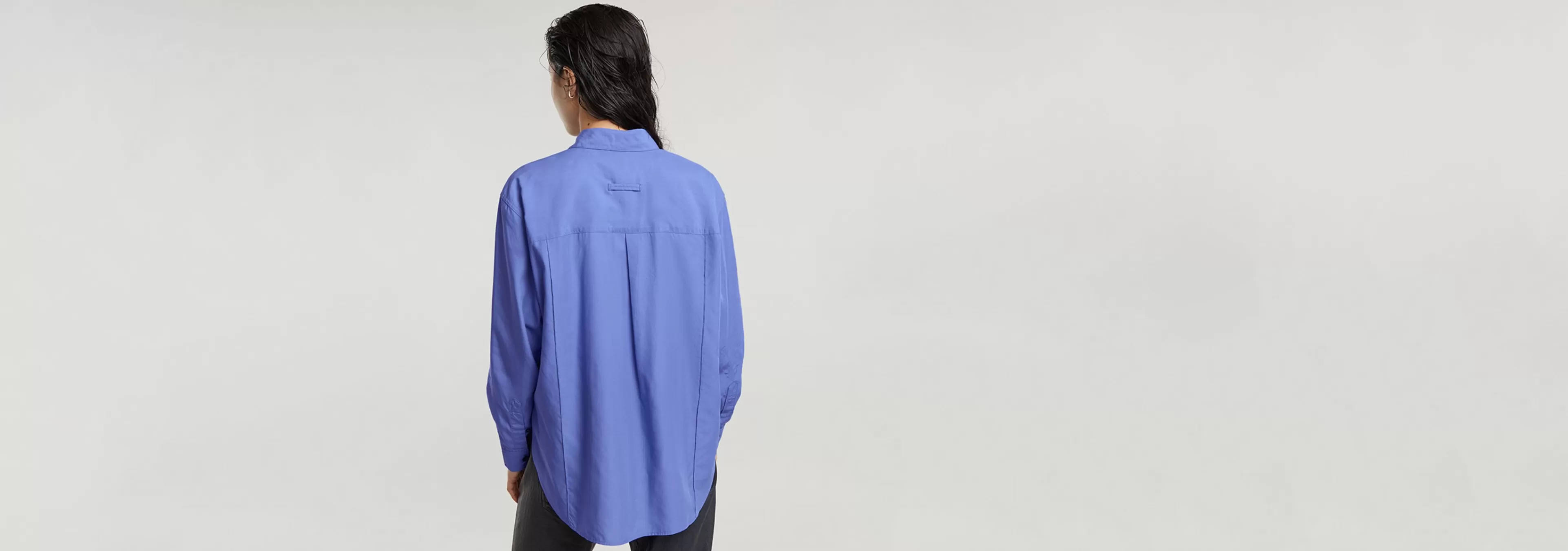 Discount G-Star Boyfriend Pintuck Shirt wedgewood
