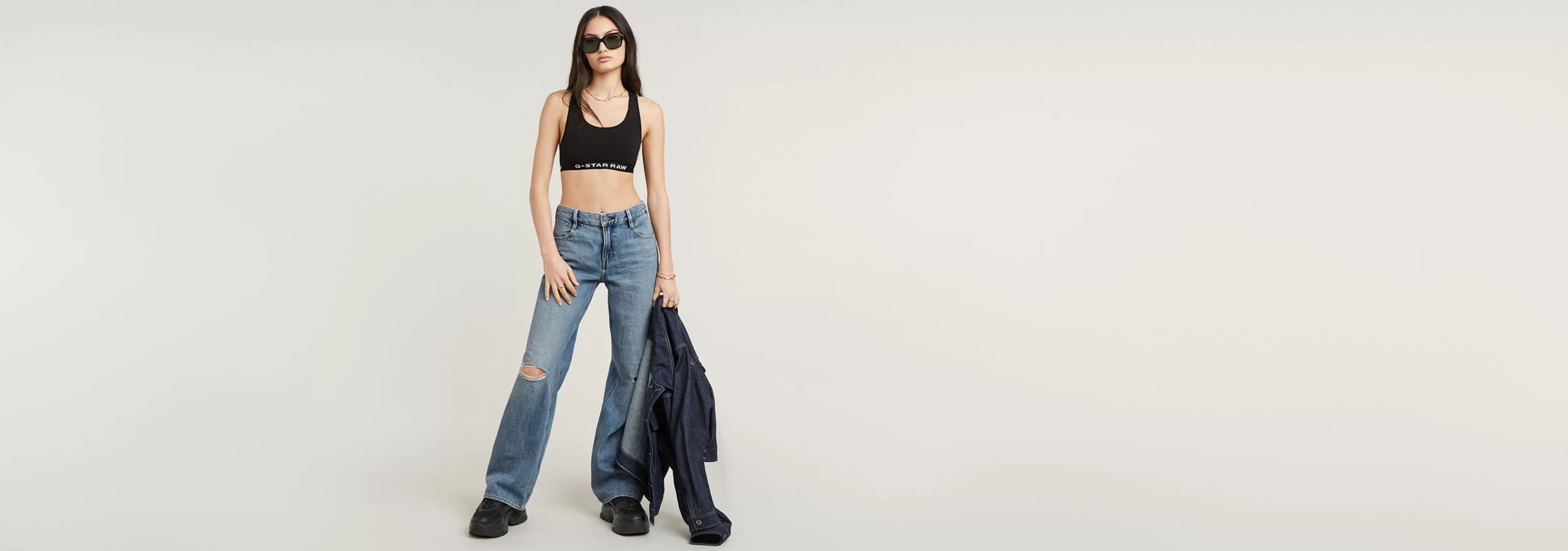 Online G-Star Bralette dark black