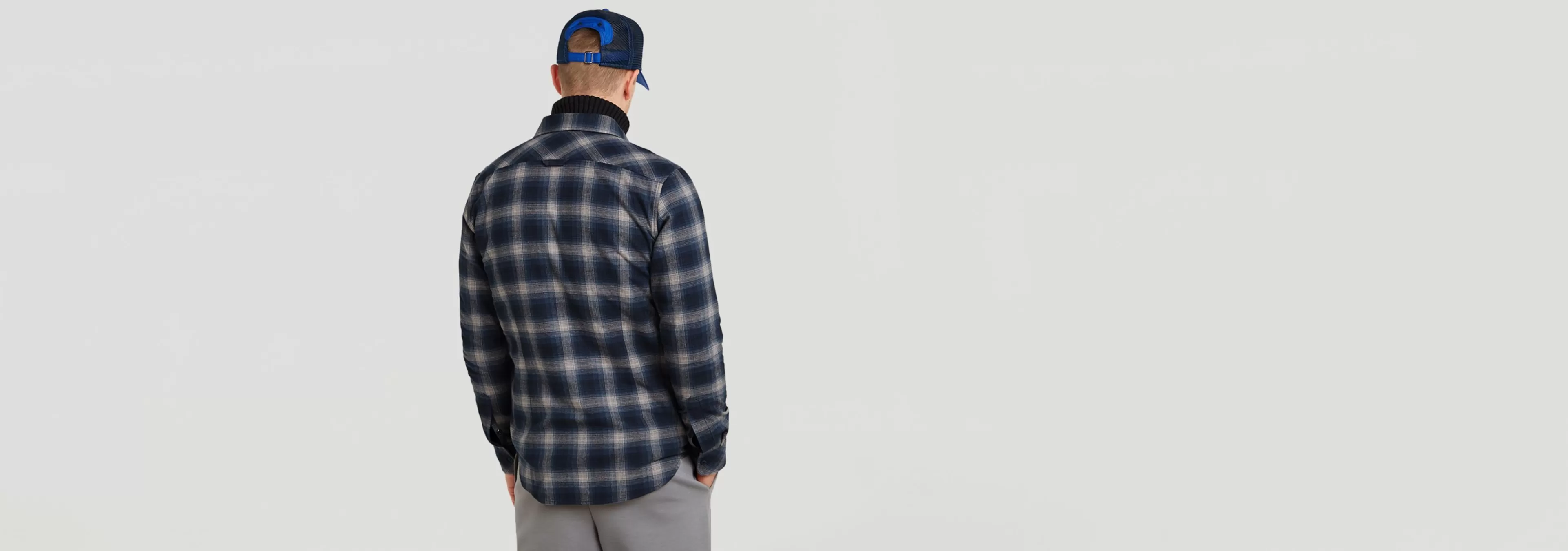 Outlet G-Star Bristum 2.0 Slim Shirt dk sea blue arthur check
