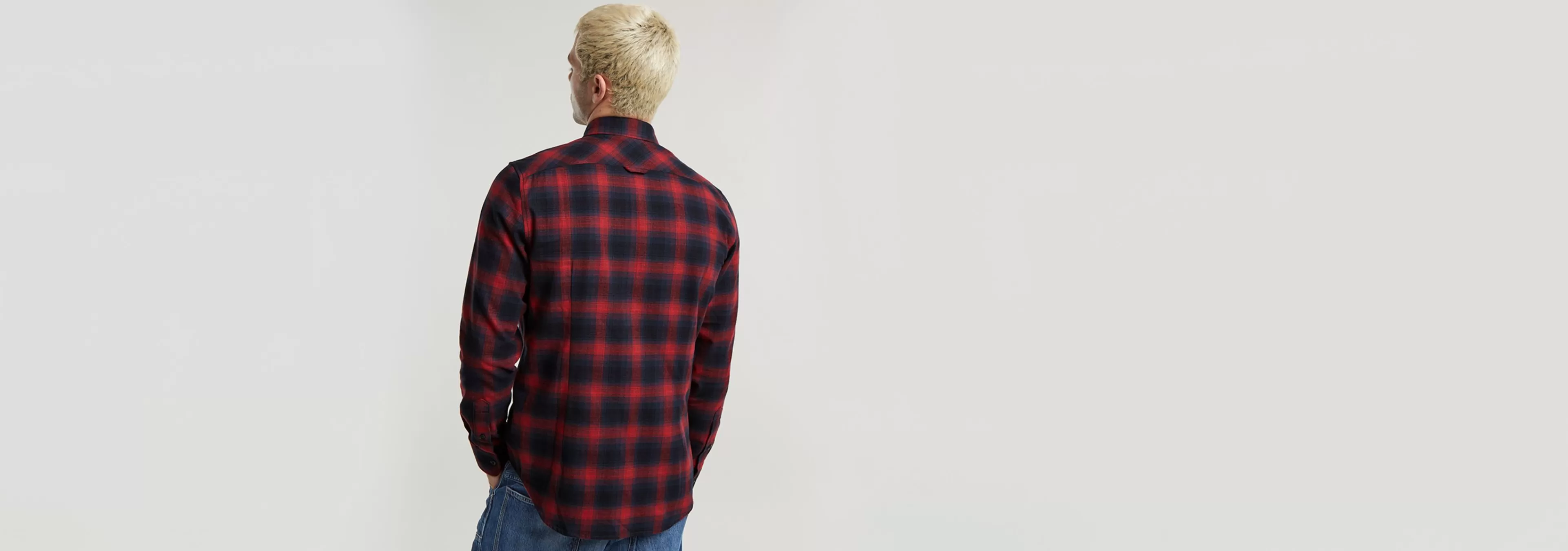 Store G-Star Bristum 2.0 Slim Shirt dry red arthur check