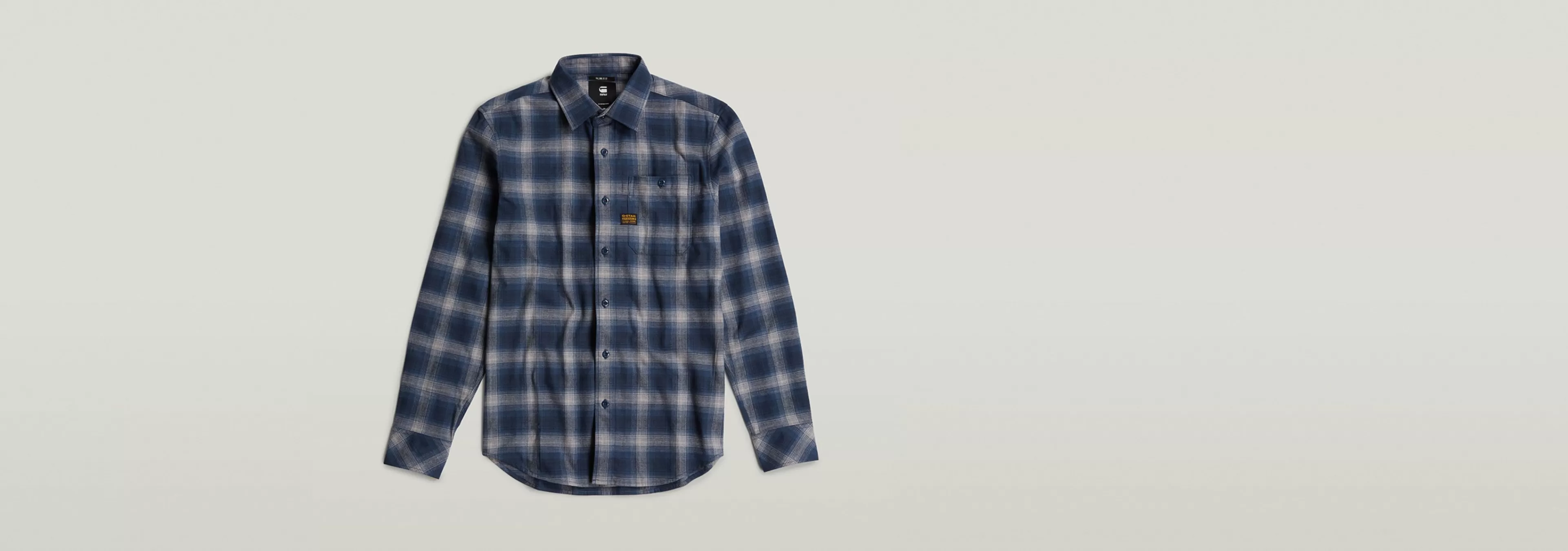 Outlet G-Star Bristum 2.0 Slim Shirt dk sea blue arthur check