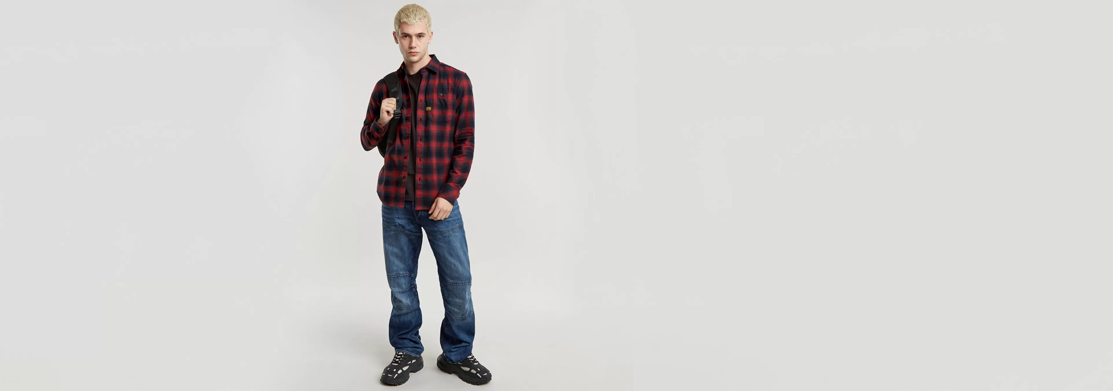 Store G-Star Bristum 2.0 Slim Shirt dry red arthur check