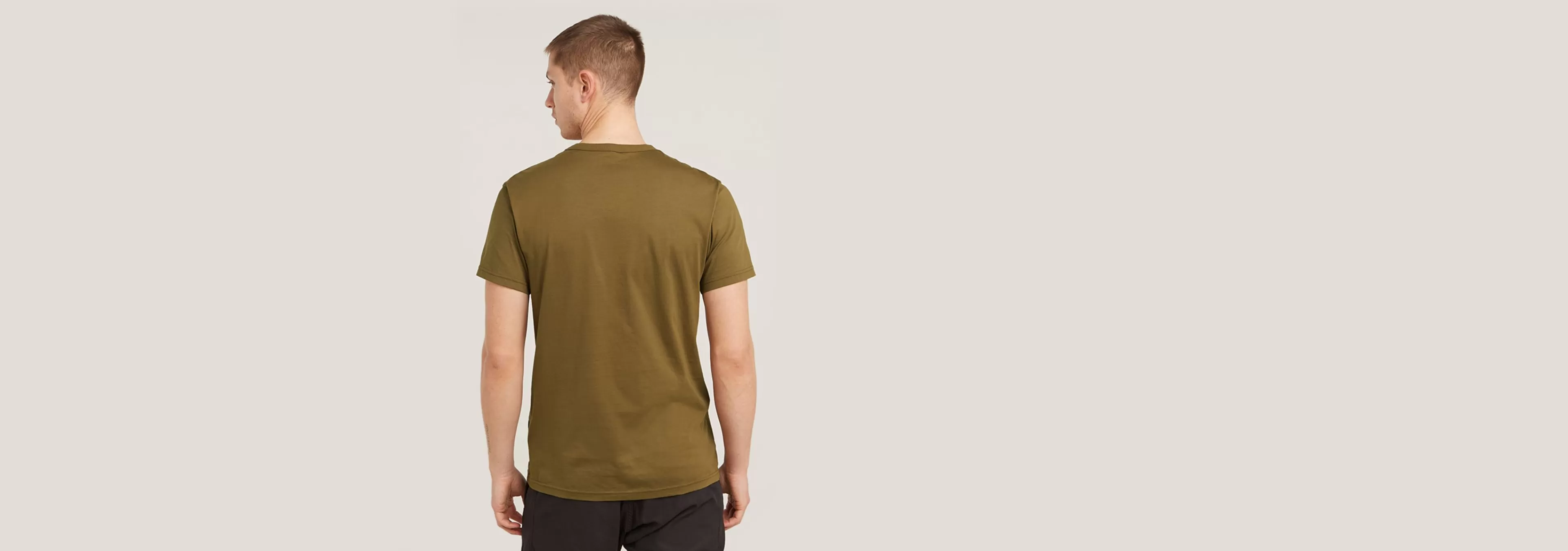 Best G-Star Carabiner Logo T-Shirt Light Berber
