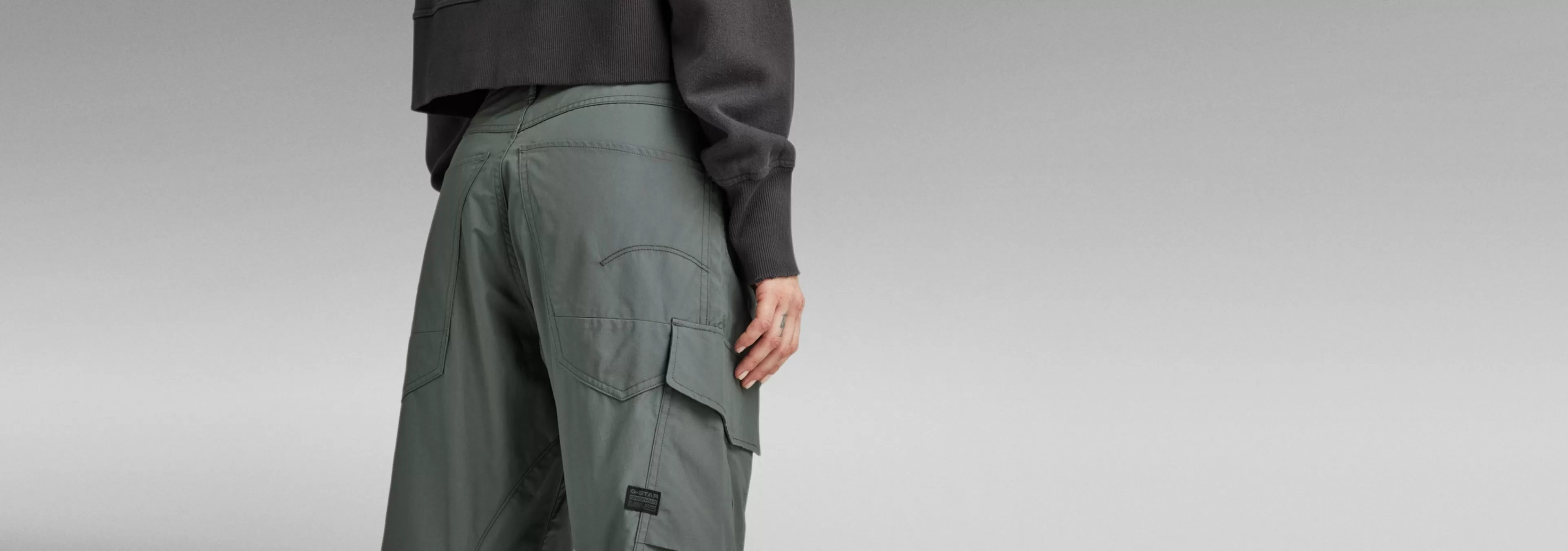 Flash Sale G-Star Cargo Broek 3D Boyfriend graphite