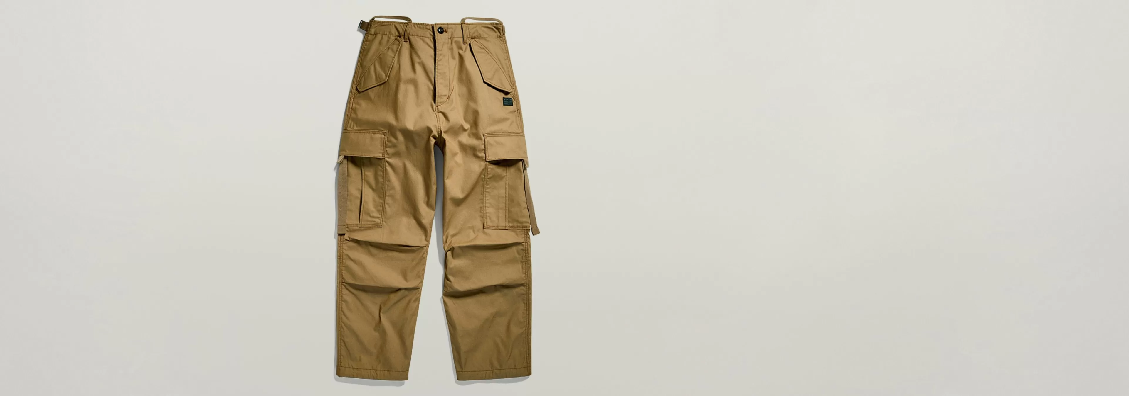New G-Star Cargo Broek Cropped Drawcord Dark Fawn