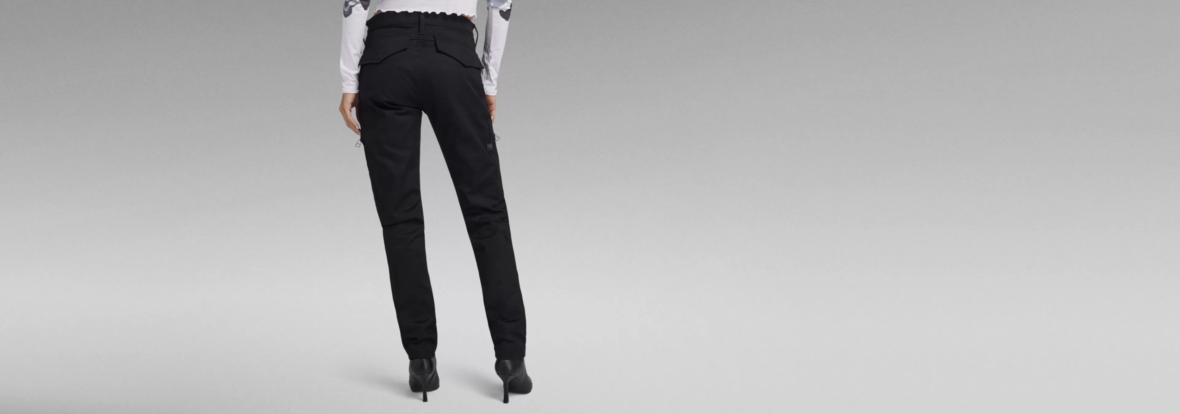 Shop G-Star Cargo Broek Slim dark black