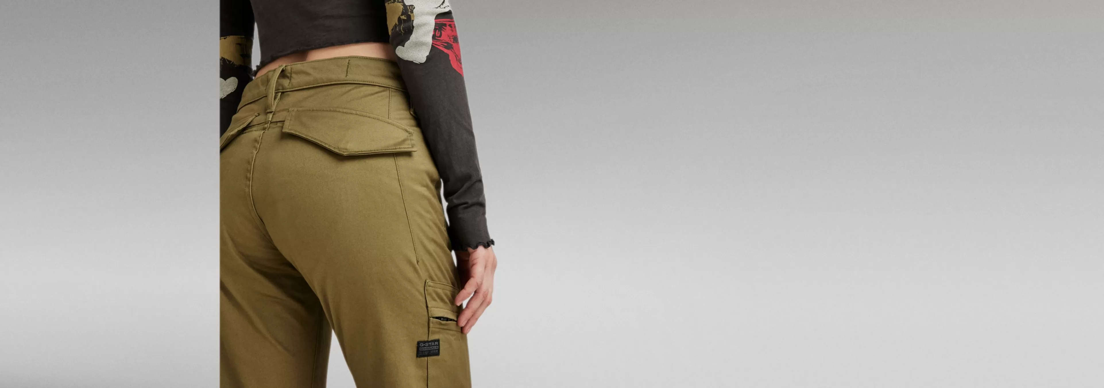 Outlet G-Star Cargo Broek Slim dark olive