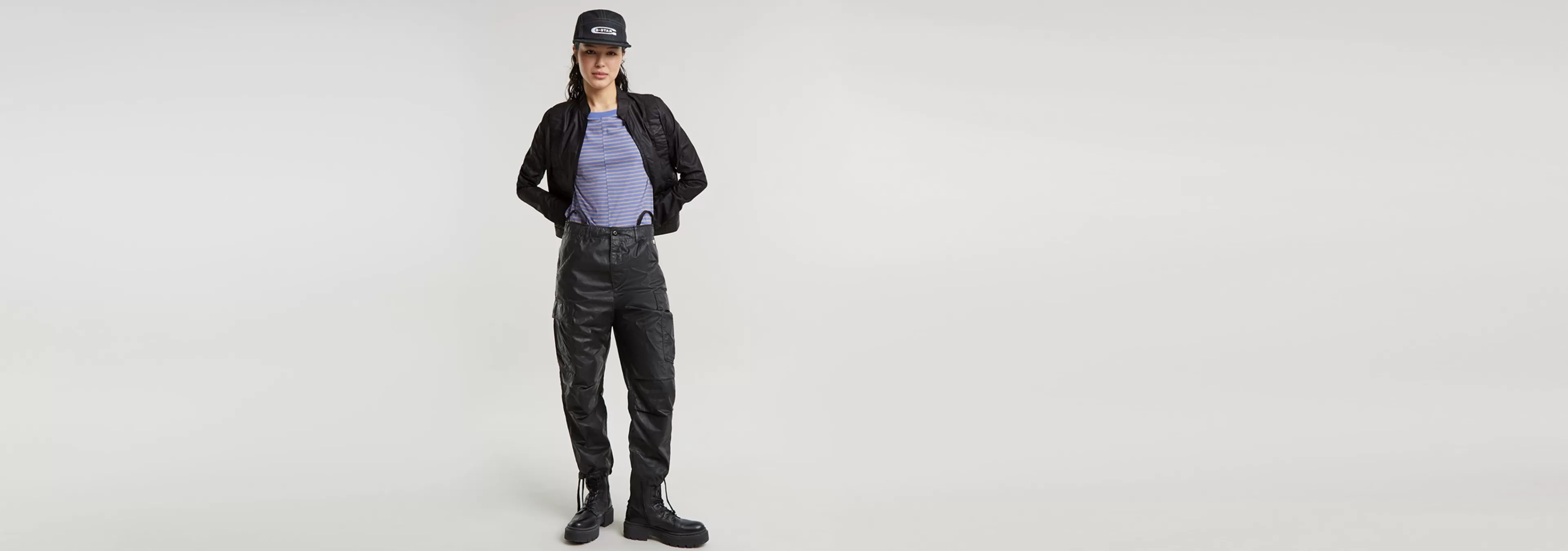 Flash Sale G-Star Cargo Cropped Drawcord Dark Black Cobler