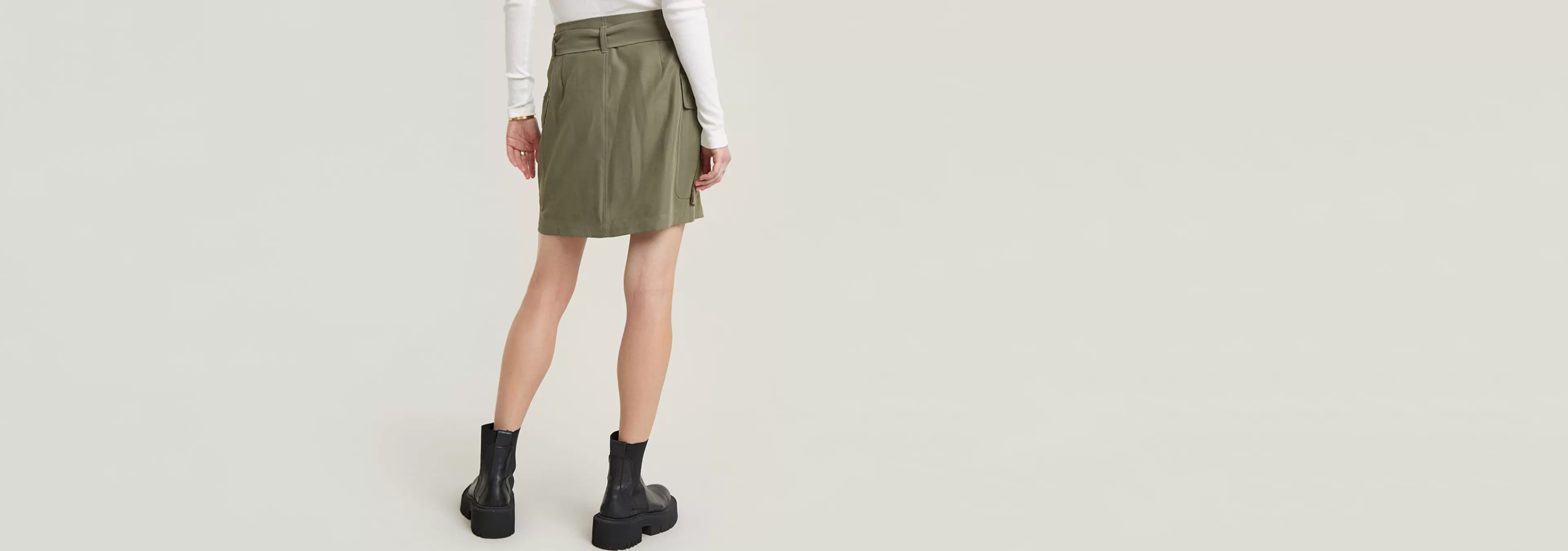 Shop G-Star Cargo Rok Belted shamrock