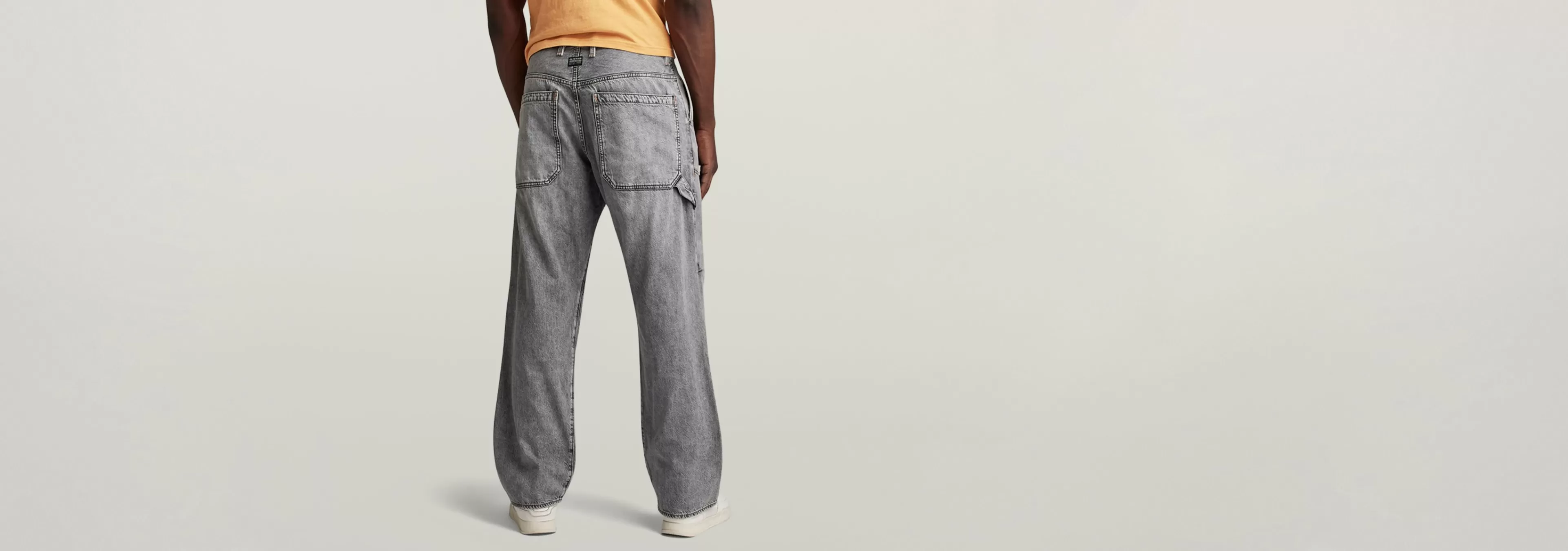 New G-Star Carpenter 3D Loose Jeans faded grey neblina