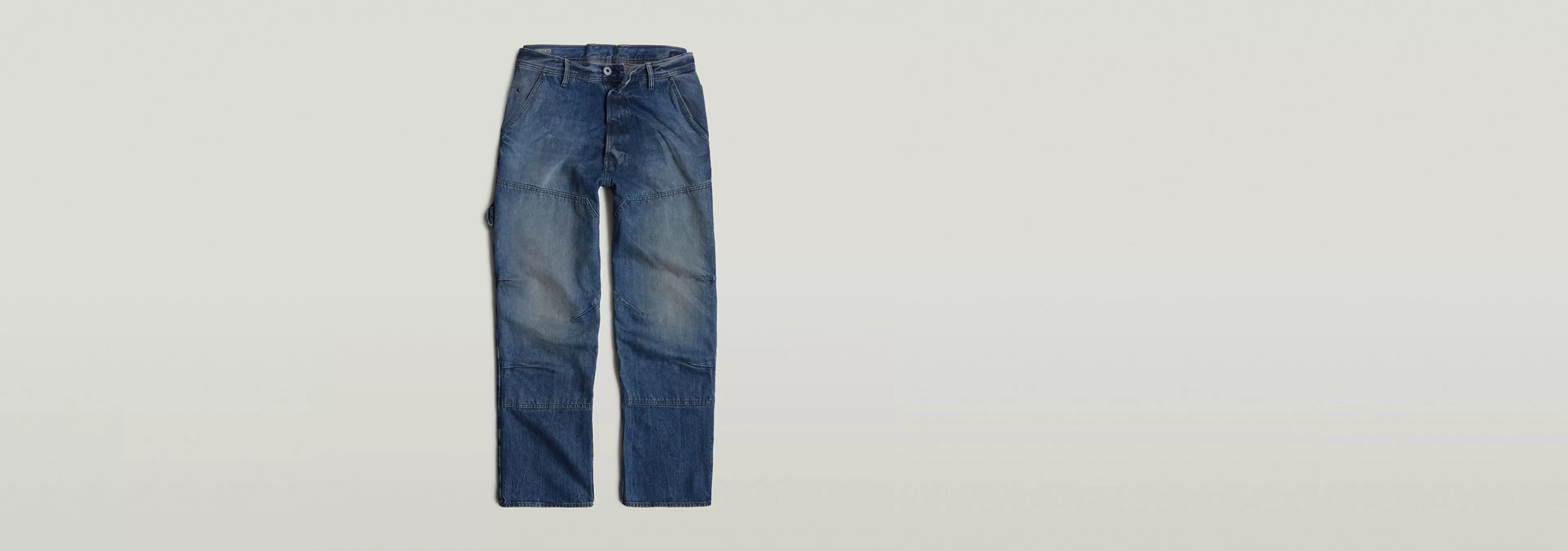 Cheap G-Star Carpenter 3D Loose Jeans worn in mountain dusk