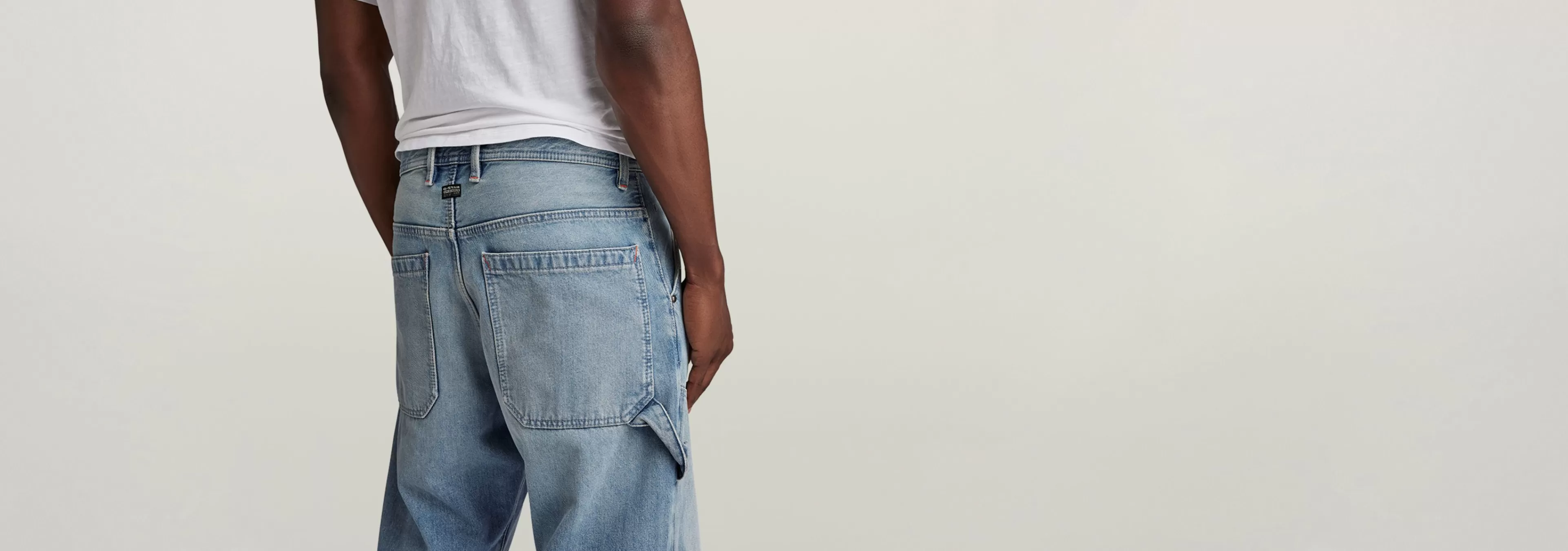 Outlet G-Star Carpenter 3D Loose Jeans sun faded fogbow
