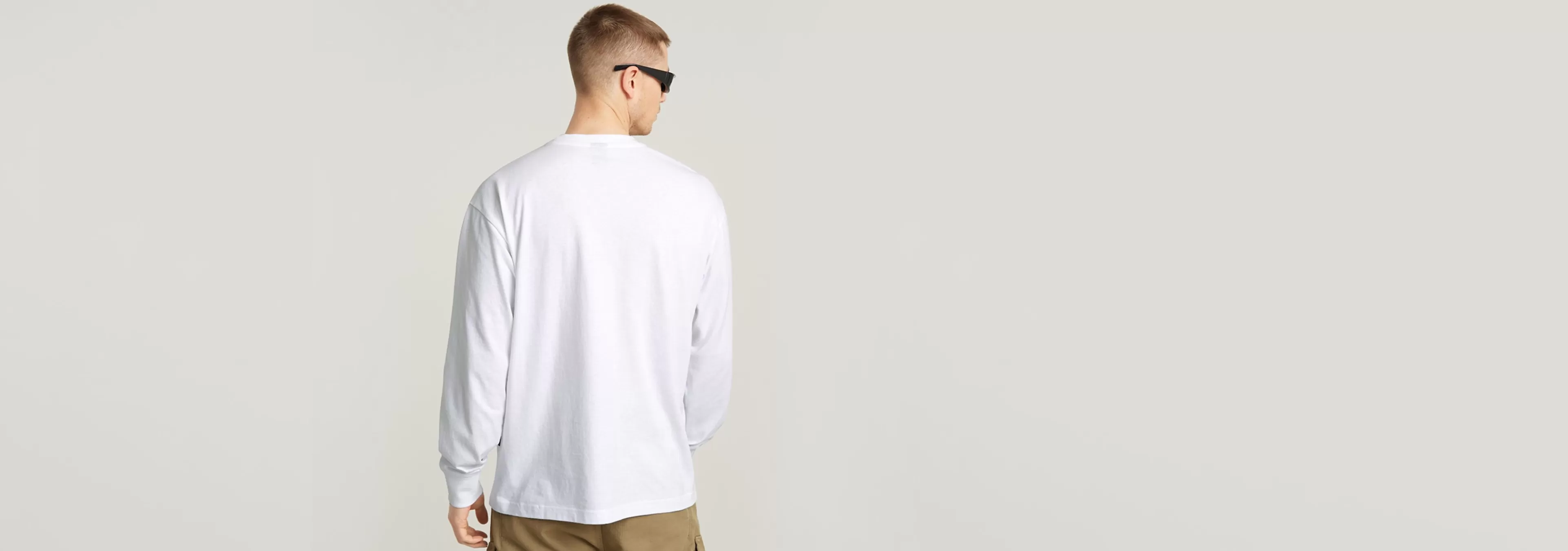 Discount G-Star Center Chest Boxy T-Shirt white