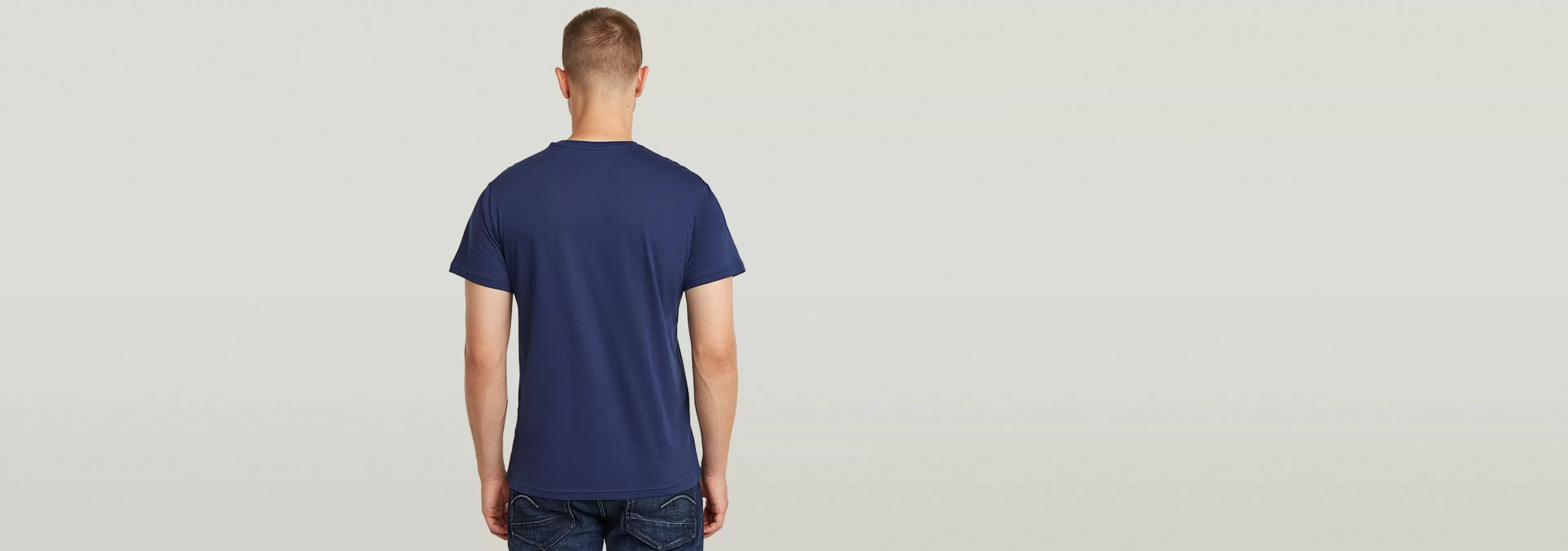 Best G-Star Chest Graphic T-Shirt ballpen blue