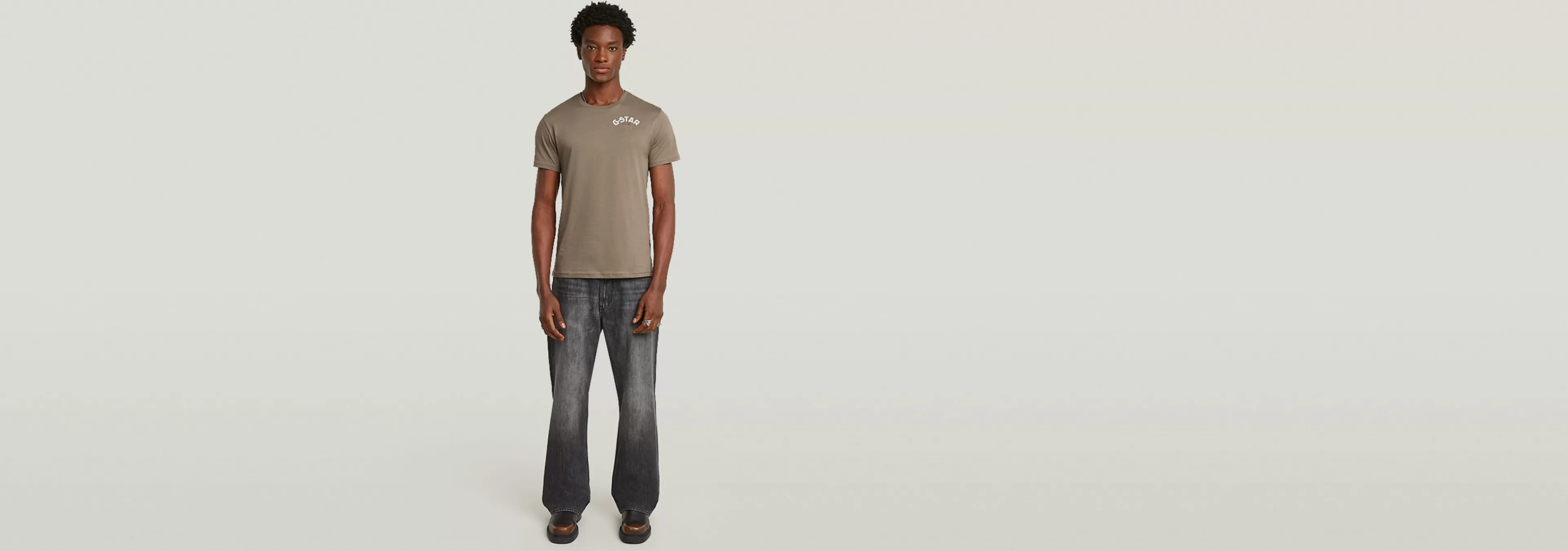 Fashion G-Star Chest Graphic T-Shirt deep walnut
