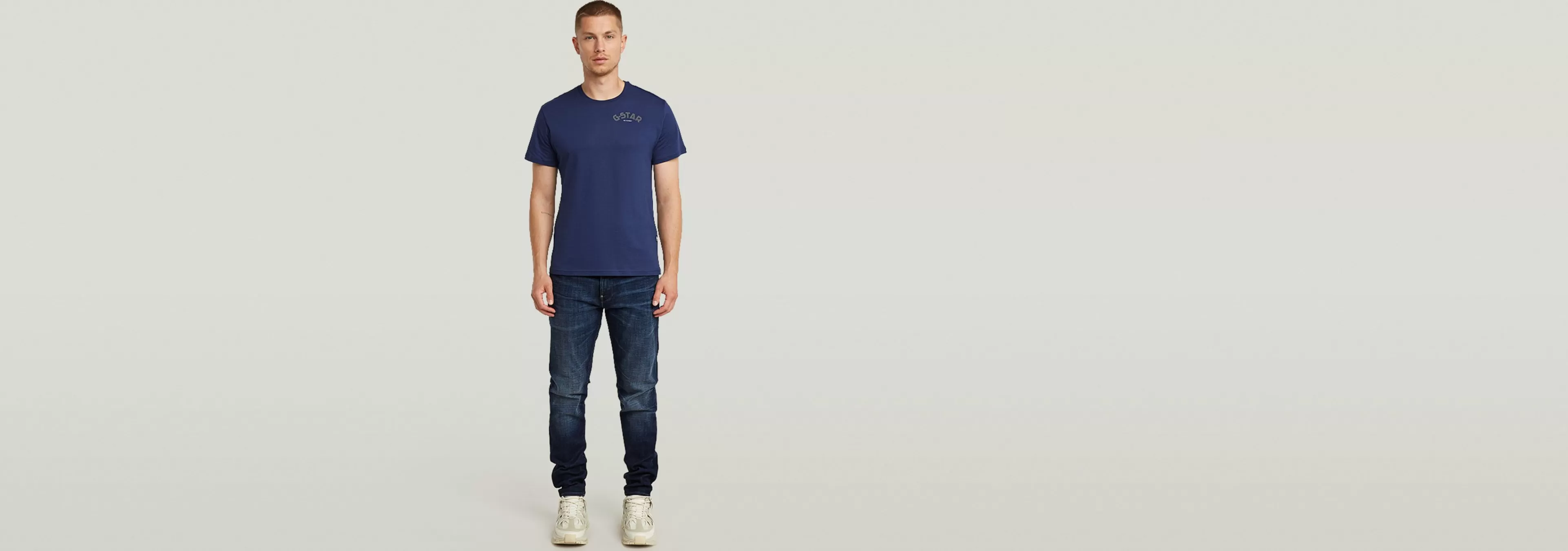 Best G-Star Chest Graphic T-Shirt ballpen blue