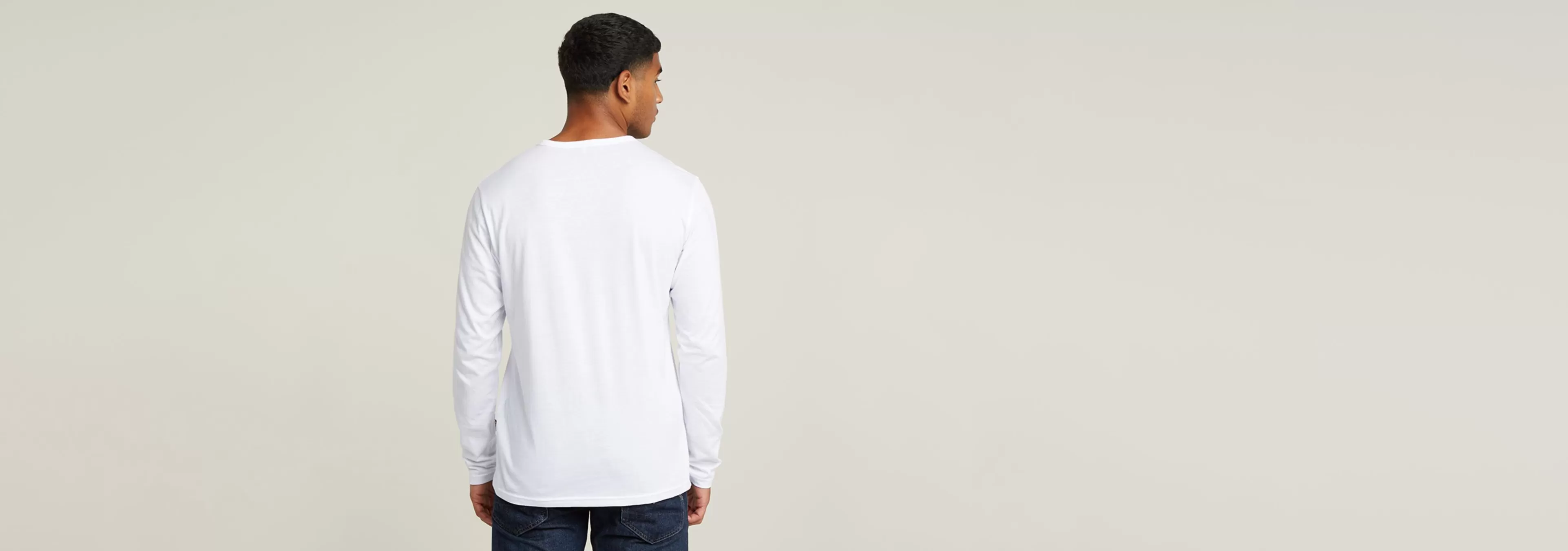 Cheap G-Star Chest Logo T-Shirt white