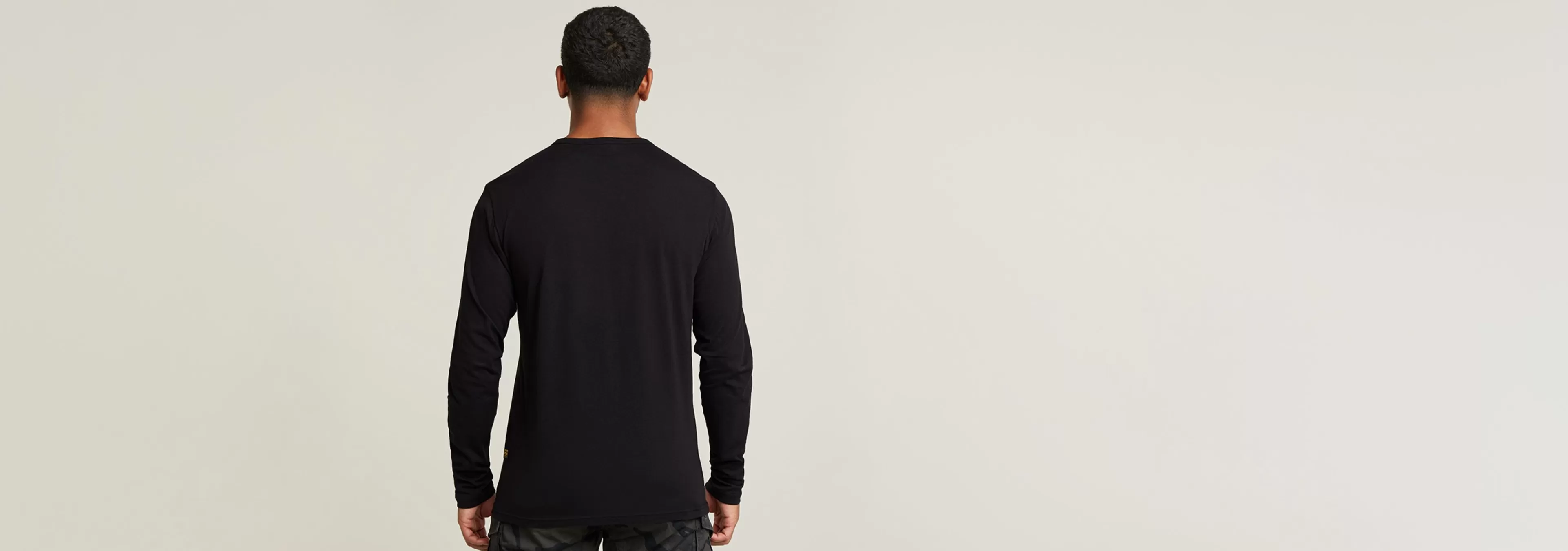 Fashion G-Star Chest Logo T-Shirt dark black