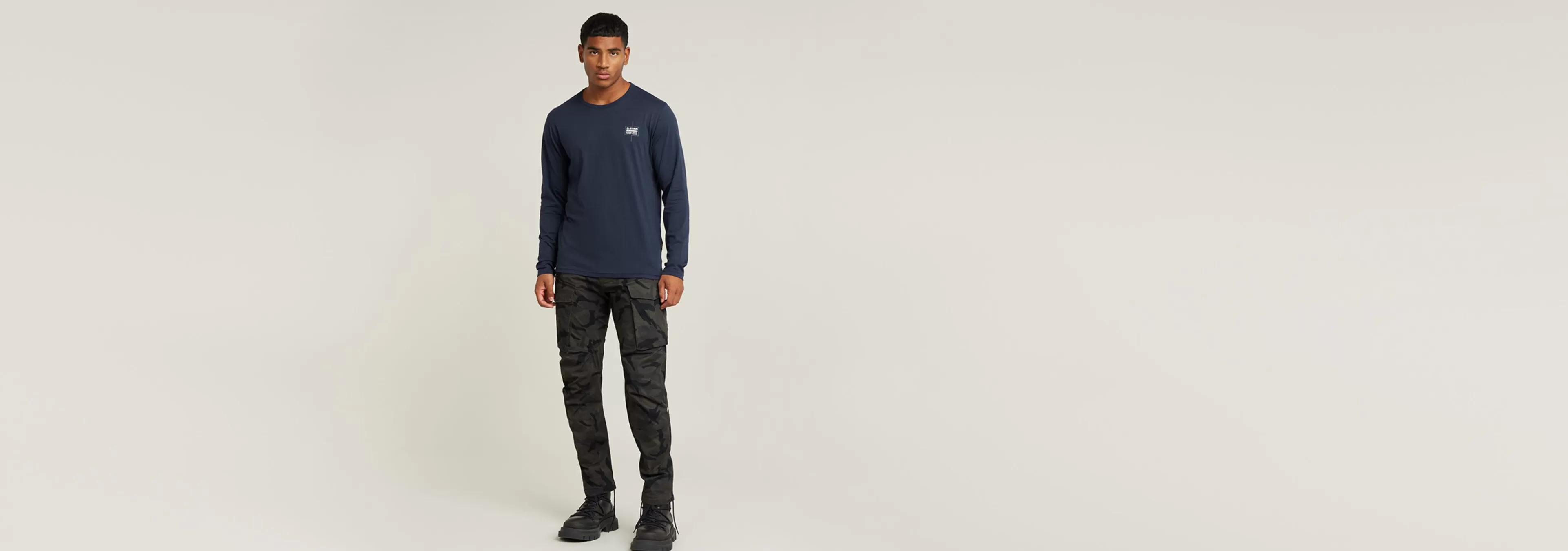 Best G-Star Chest Logo T-Shirt sartho blue