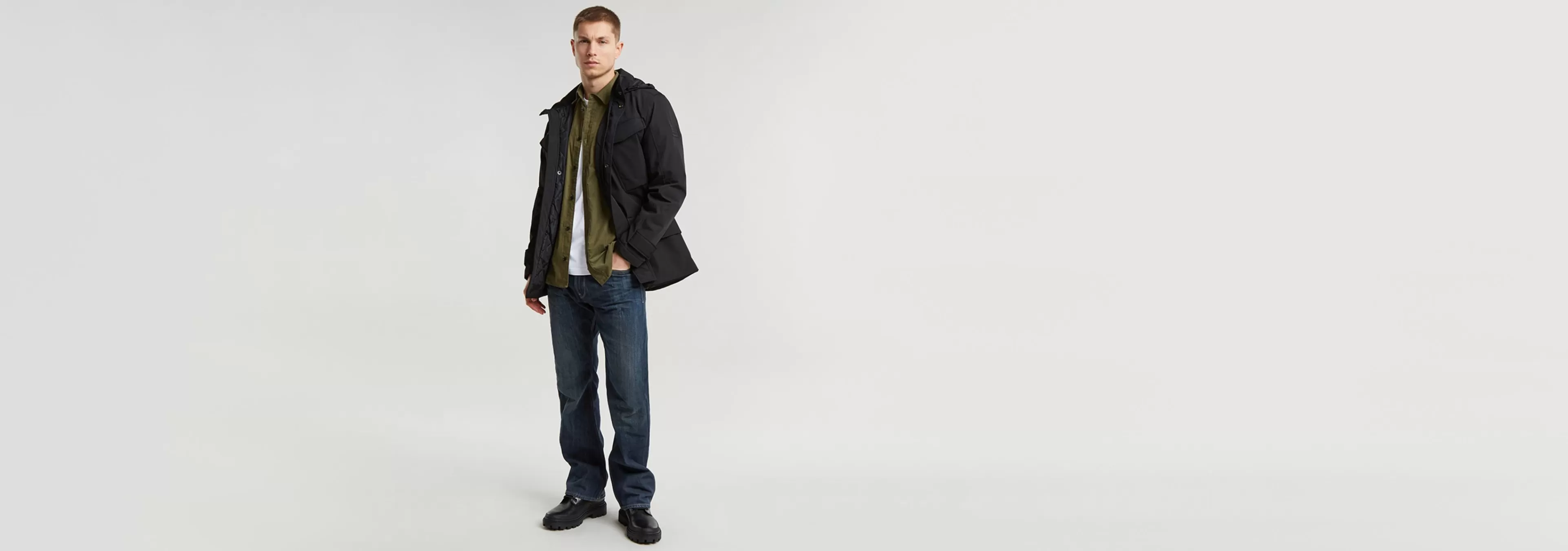 Sale G-Star Clean Regular Shirt Dark Moss
