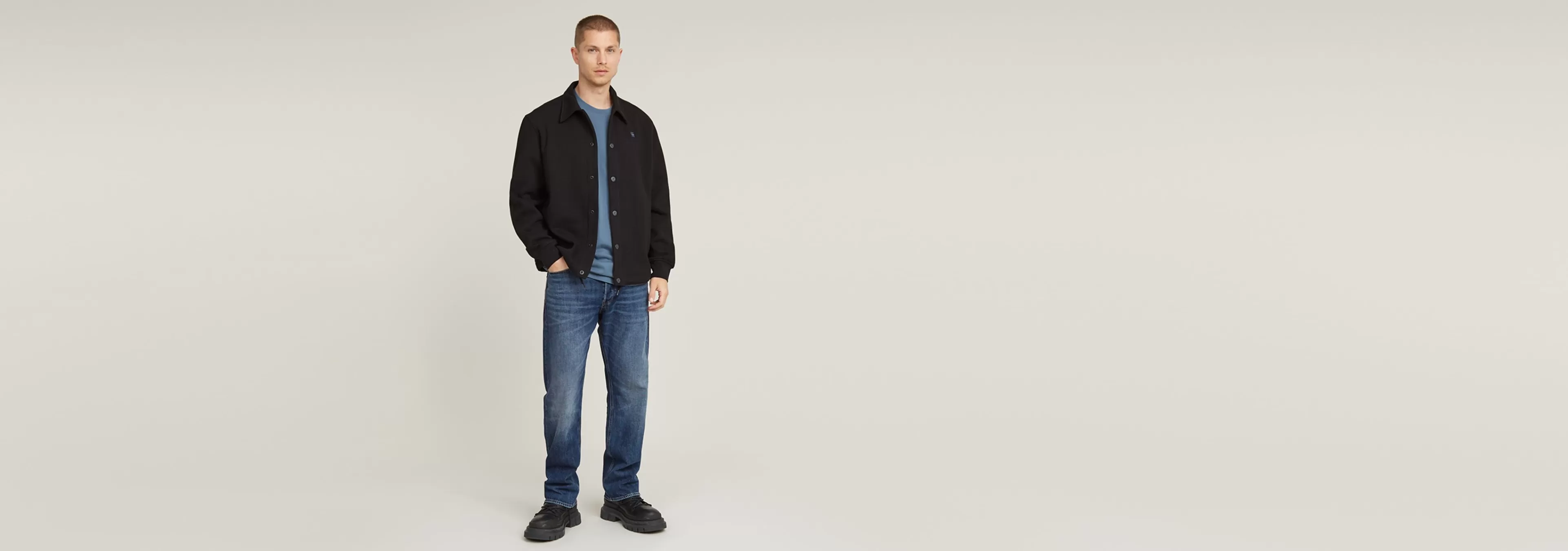 Cheap G-Star Coach Sweater Jack dark black