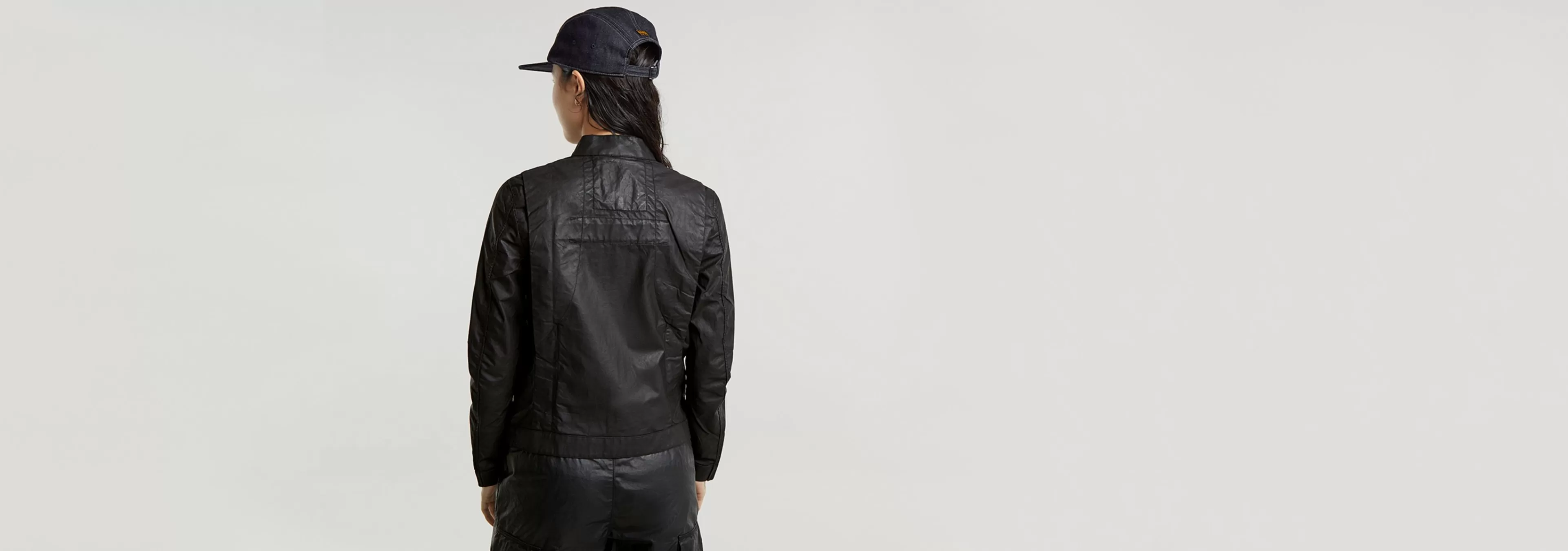 Best G-Star Coated Overshirt Dark Black Cobler