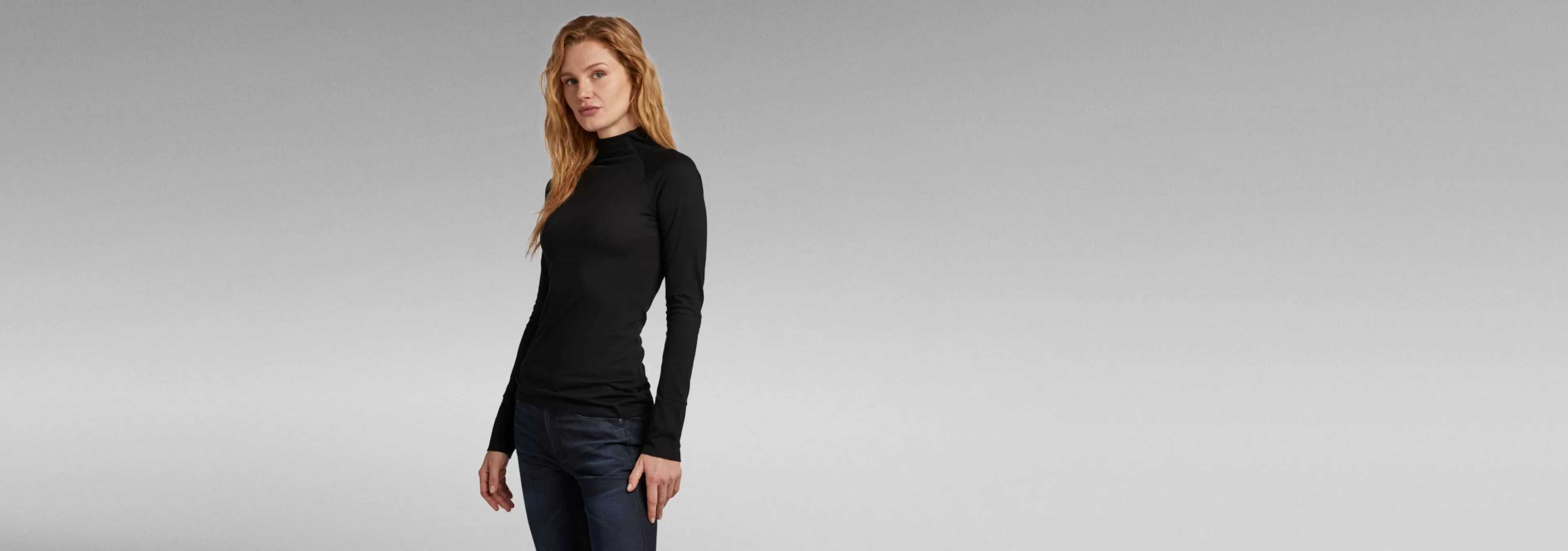 Hot G-Star Col Top Lecite Slim dark black