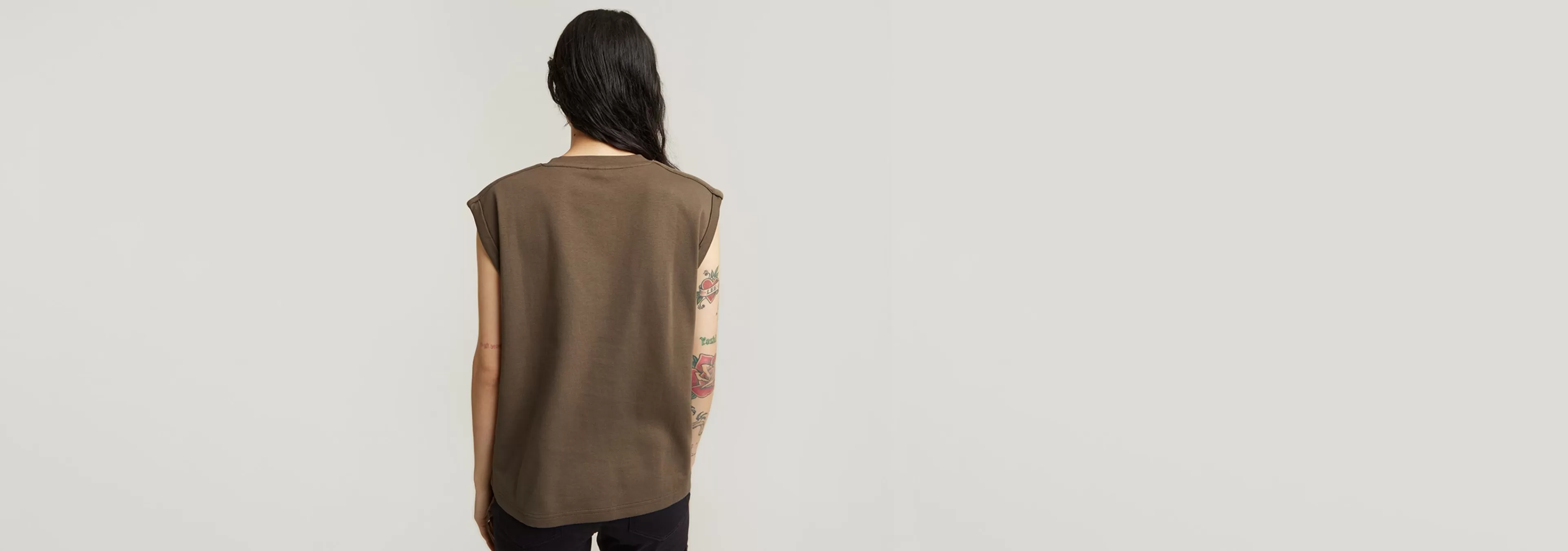Clearance G-Star Constructed Loose Top morel