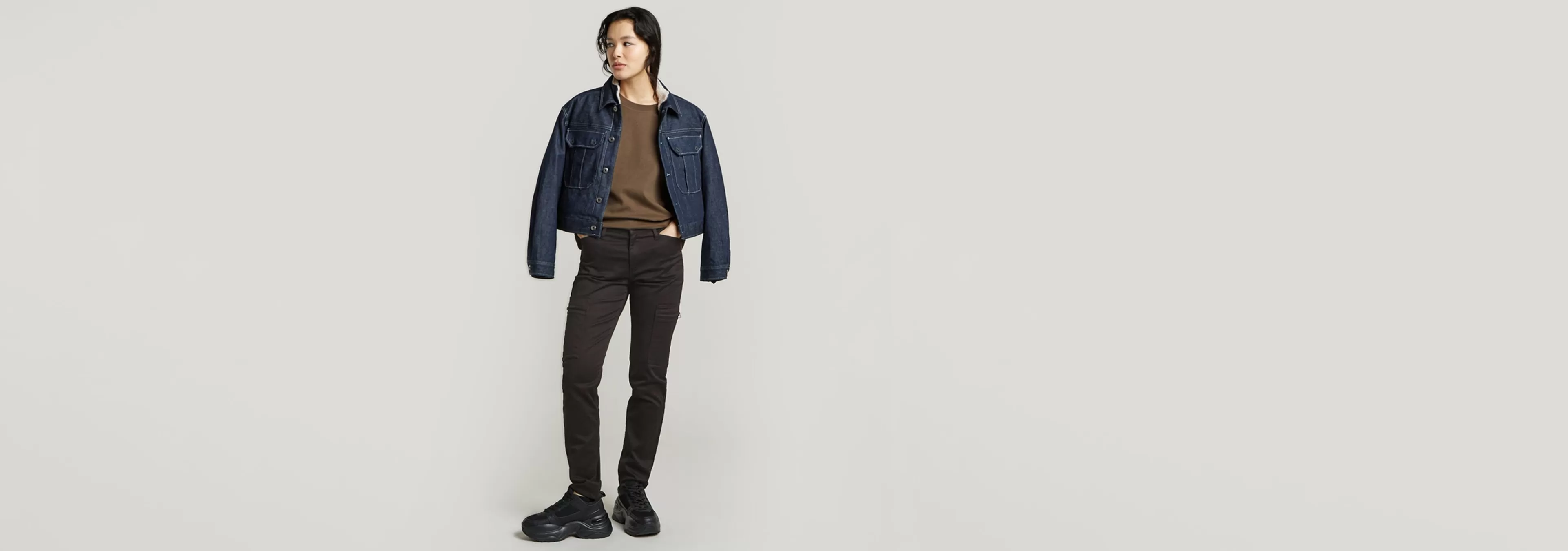 Clearance G-Star Constructed Loose Top morel