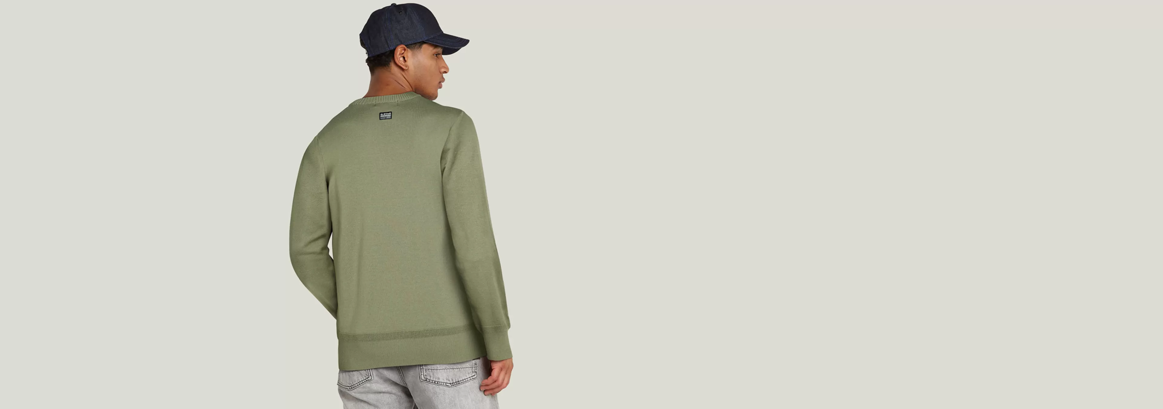 Hot G-Star Core Knitted Sweater shamrock