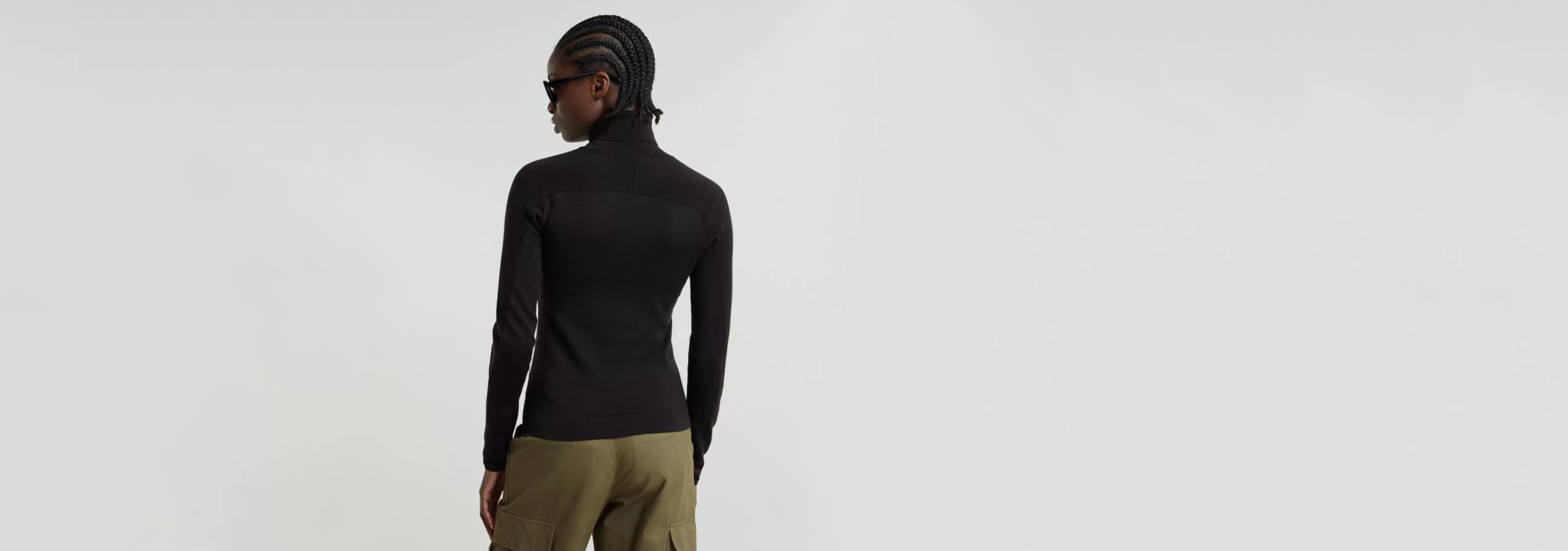 Flash Sale G-Star Core Slim Gebreide Coltrui dark black