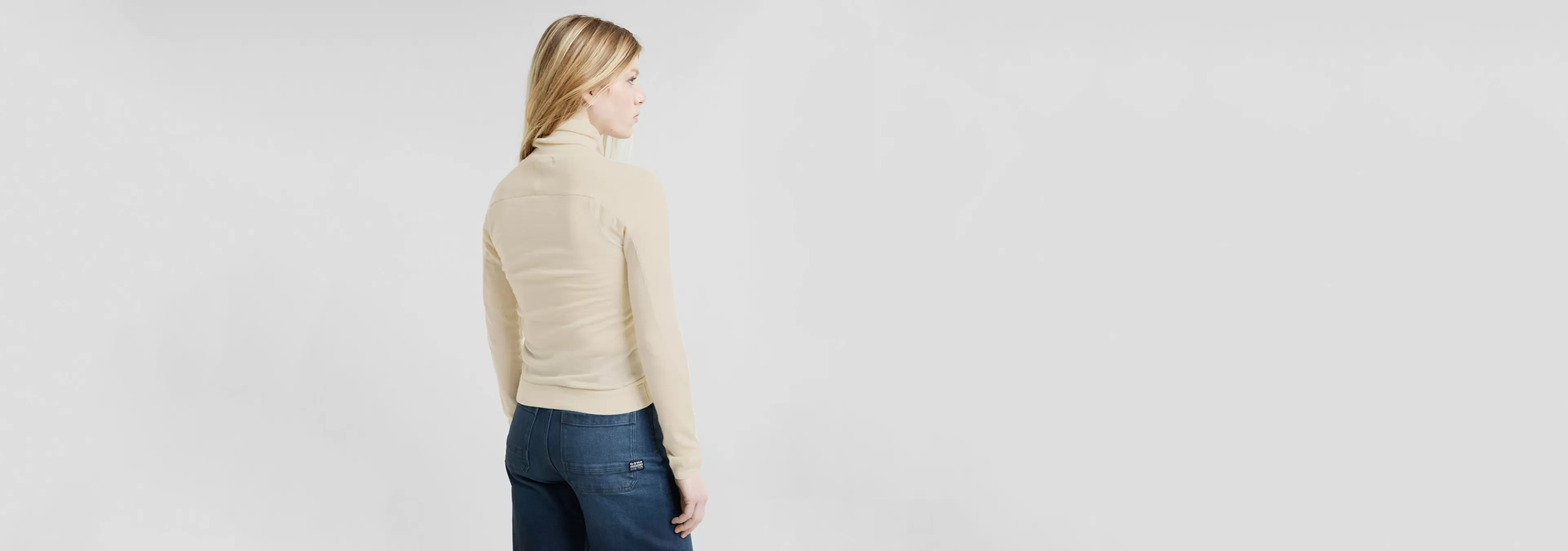 Online G-Star Core Slim Gebreide Coltrui Chalk