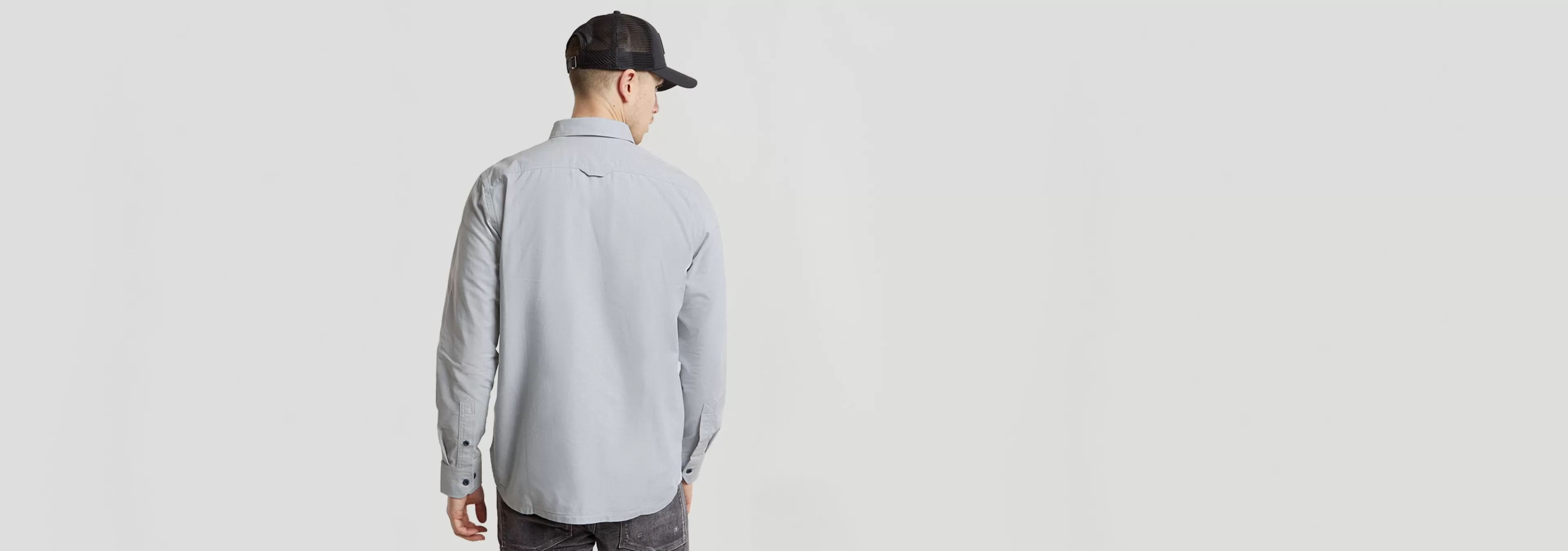 Clearance G-Star CPO Regular Shirt ash blue/milk oxford