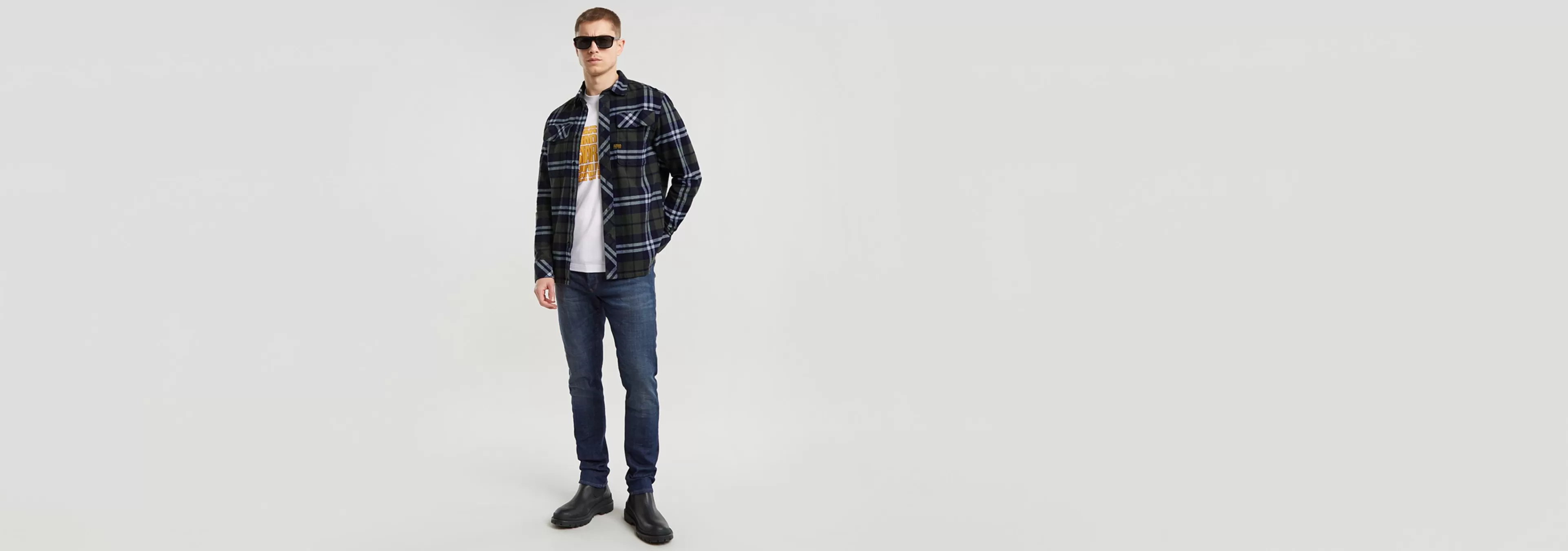 Discount G-Star CPO Regular Shirt rinsed botan check