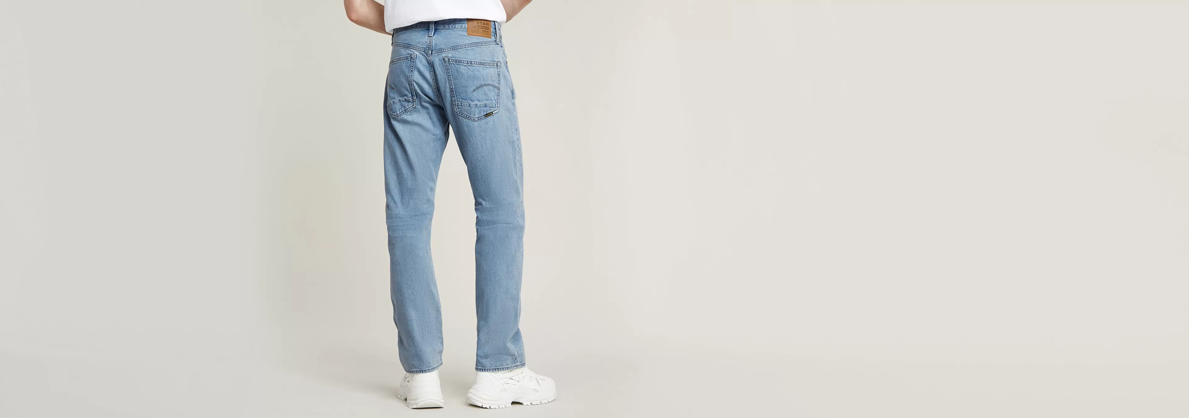 Cheap G-Star Dakota Regular Straight Jeans sun faded cloudburst