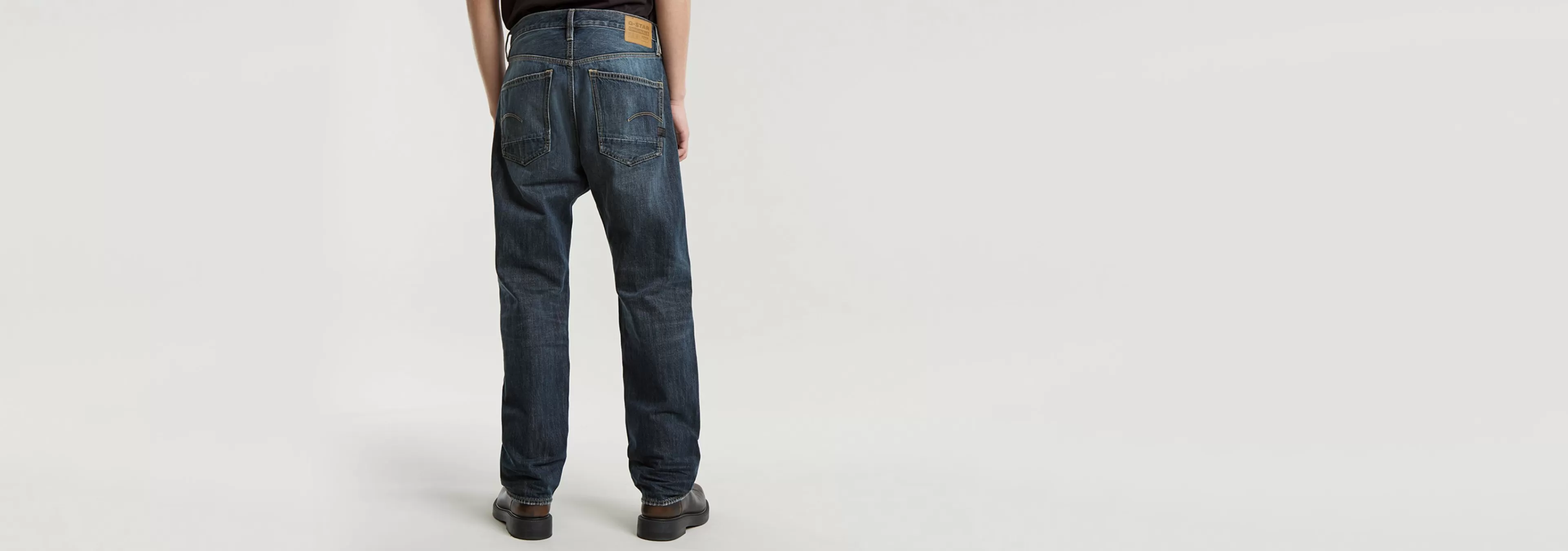 Best G-Star Dakota Regular Straight Jeans worn in broken cloud