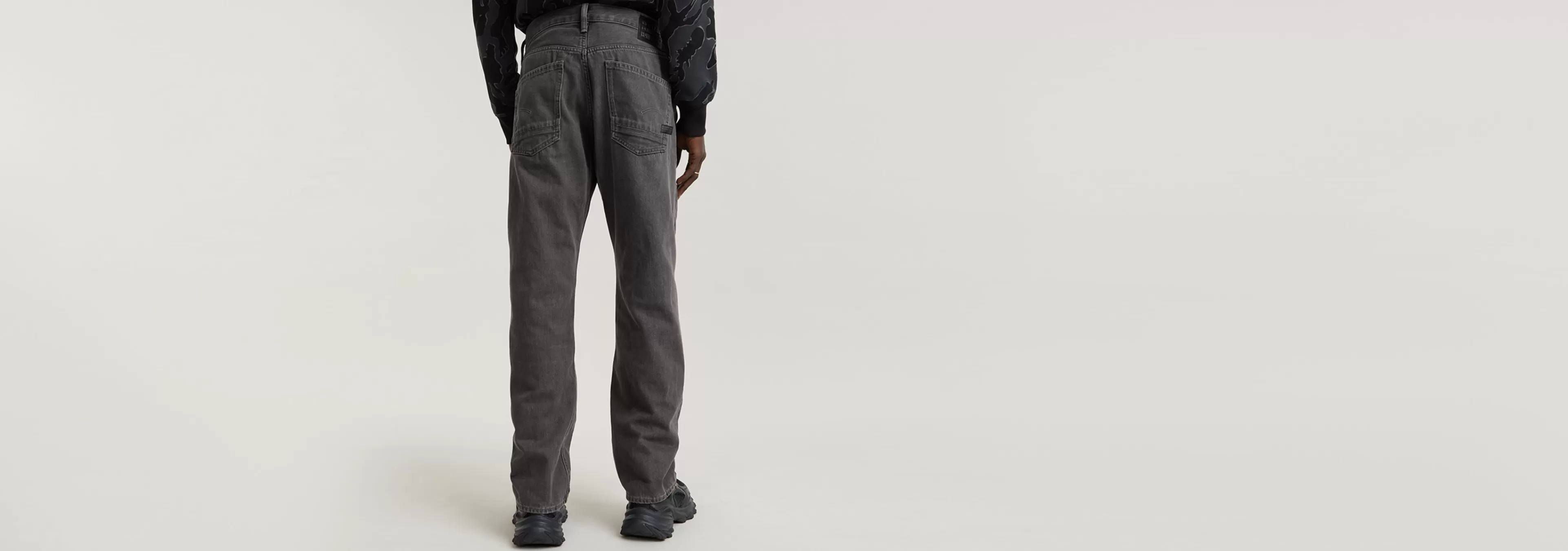 Clearance G-Star Dakota Regular Straight Jeans faded black ink