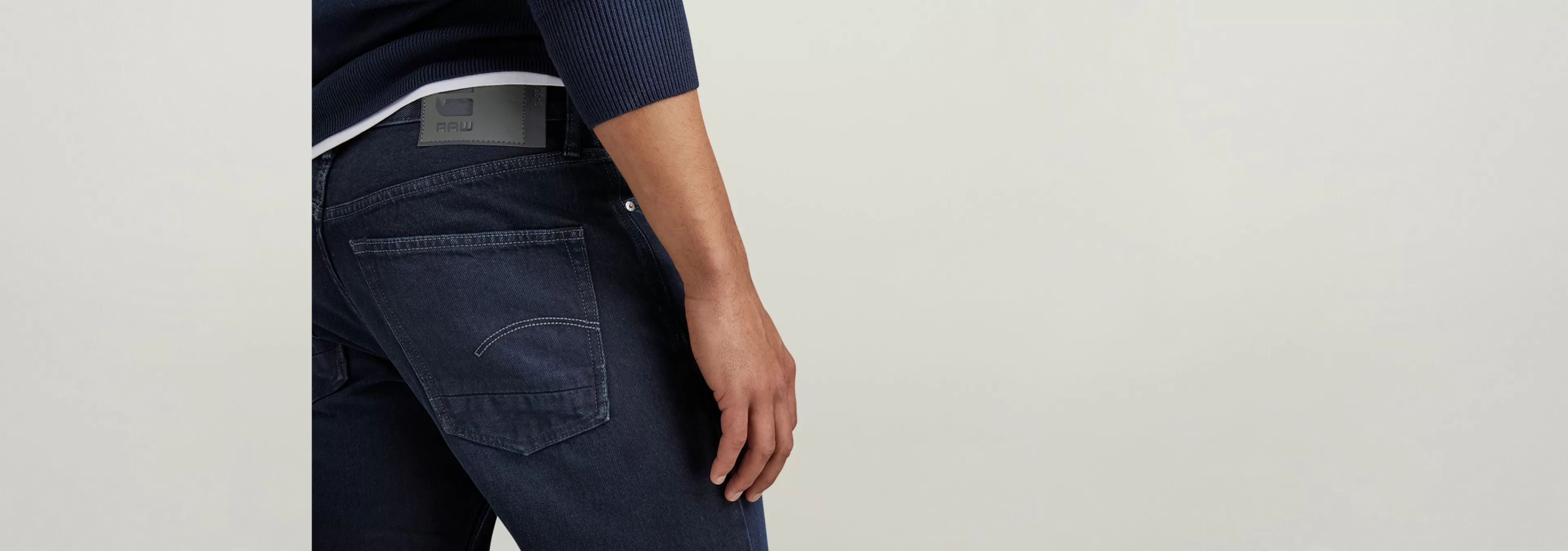 Online G-Star Dakota Regular Straight Jeans worn in nighthawk blue